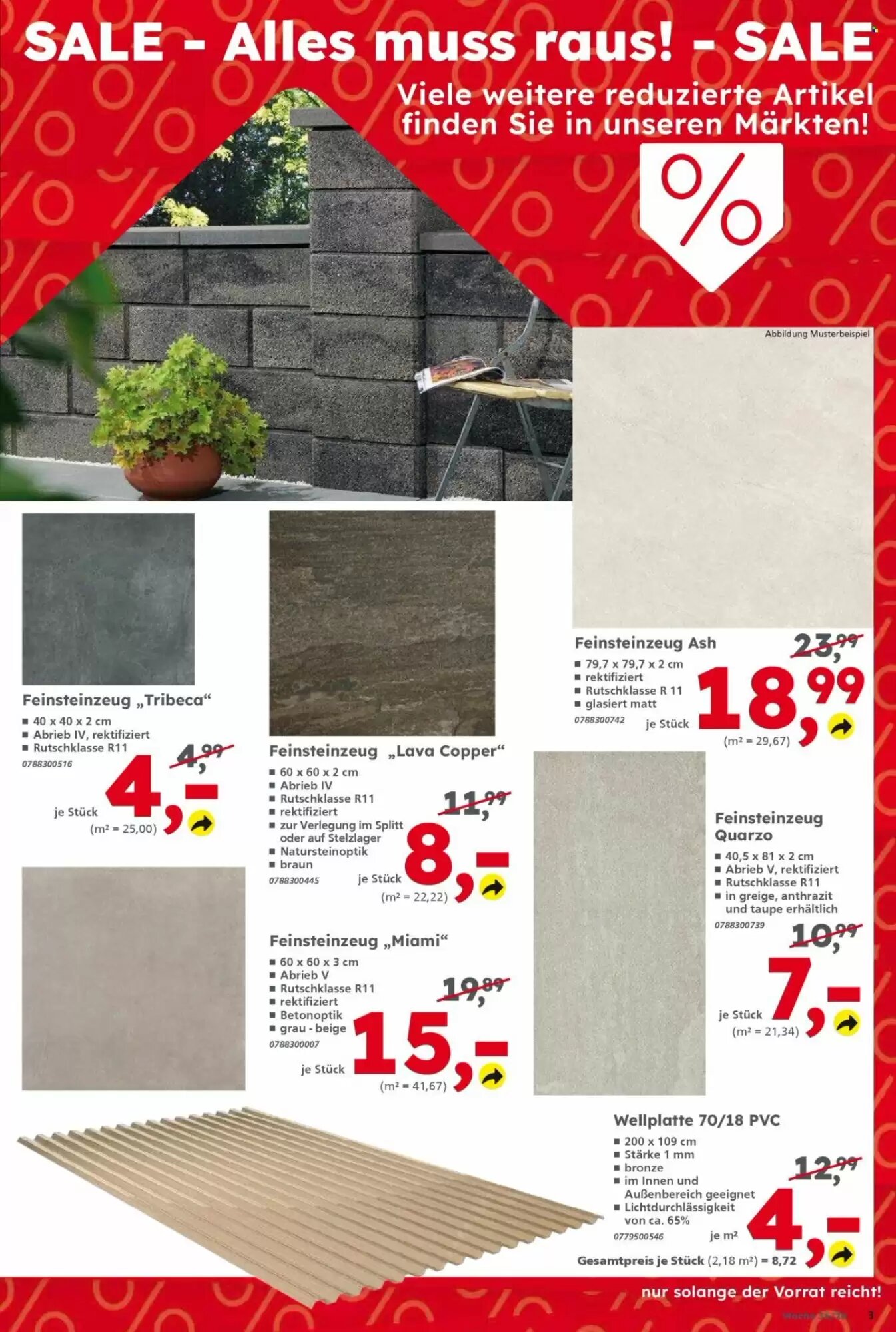 Globus Baumarkt Prospekt (ab 31.08.2026) zum Blättern - Seite 3