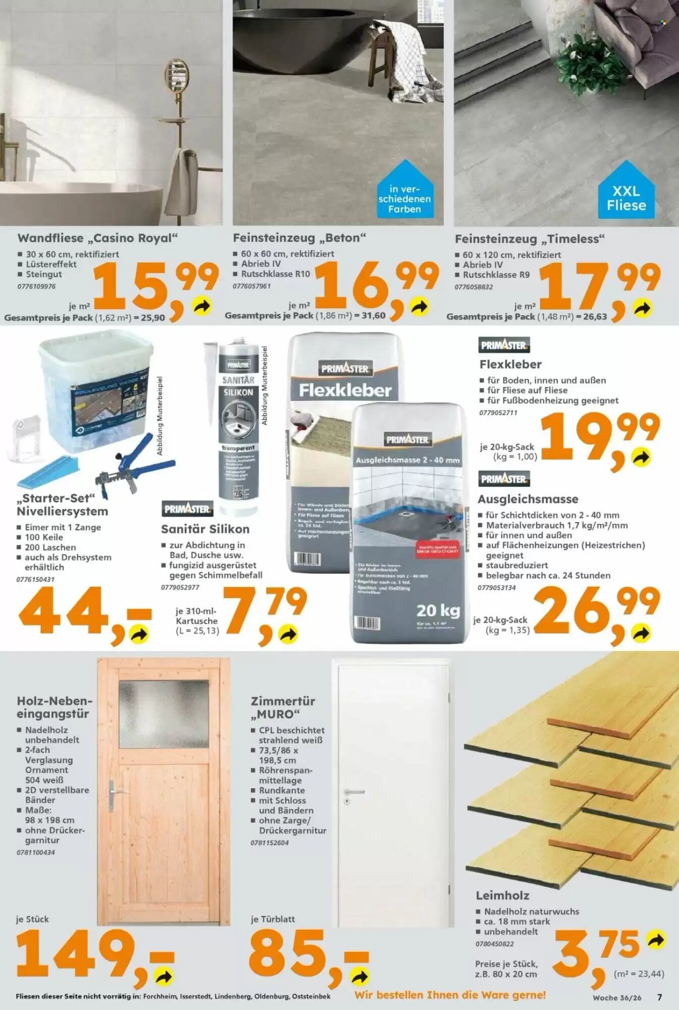 Globus Baumarkt Prospekt (ab 31.08.2026) zum Blättern - Seite 7