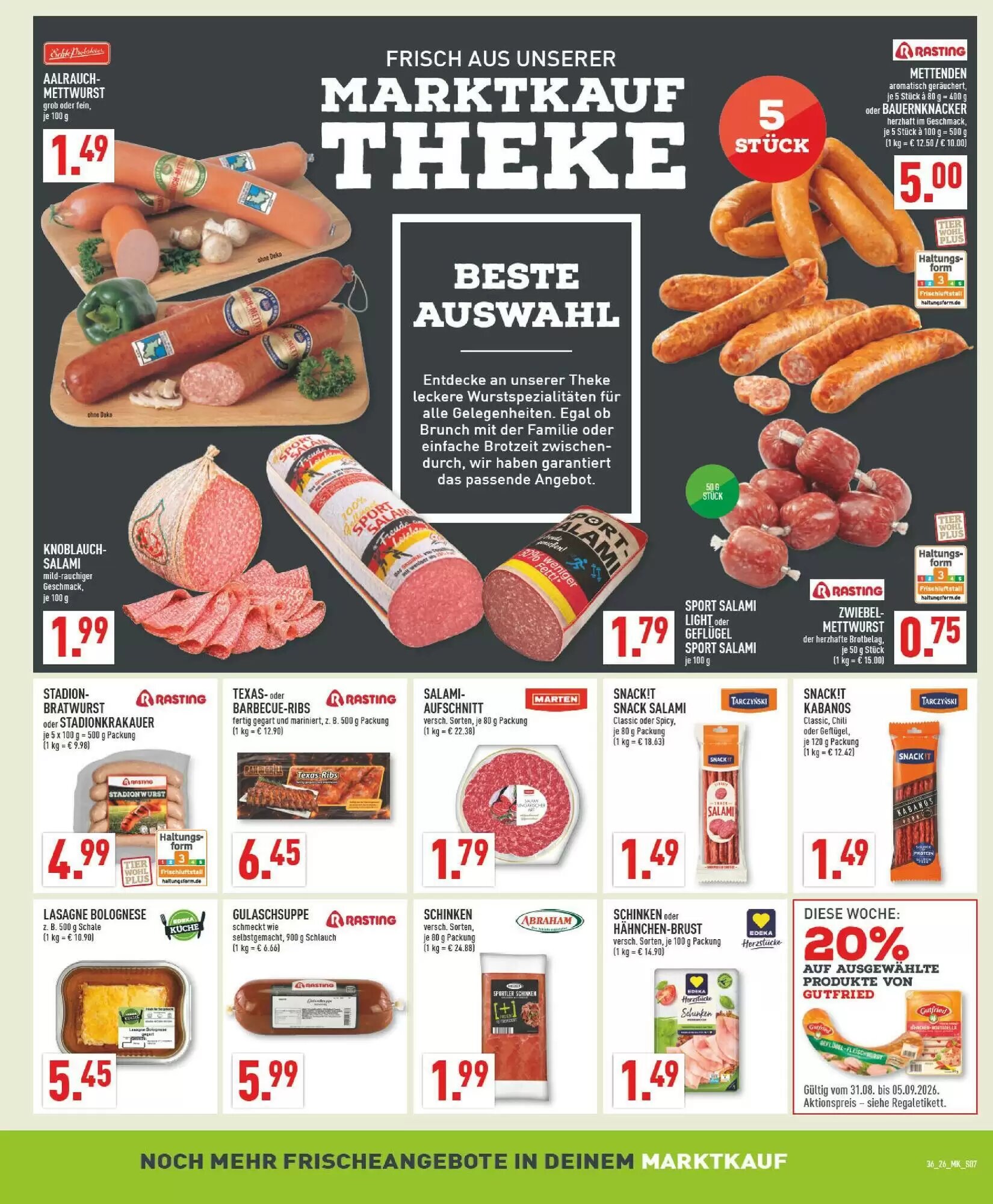 Marktkauf Prospekt (ab 31.08.2026) zum Blättern - Seite 7