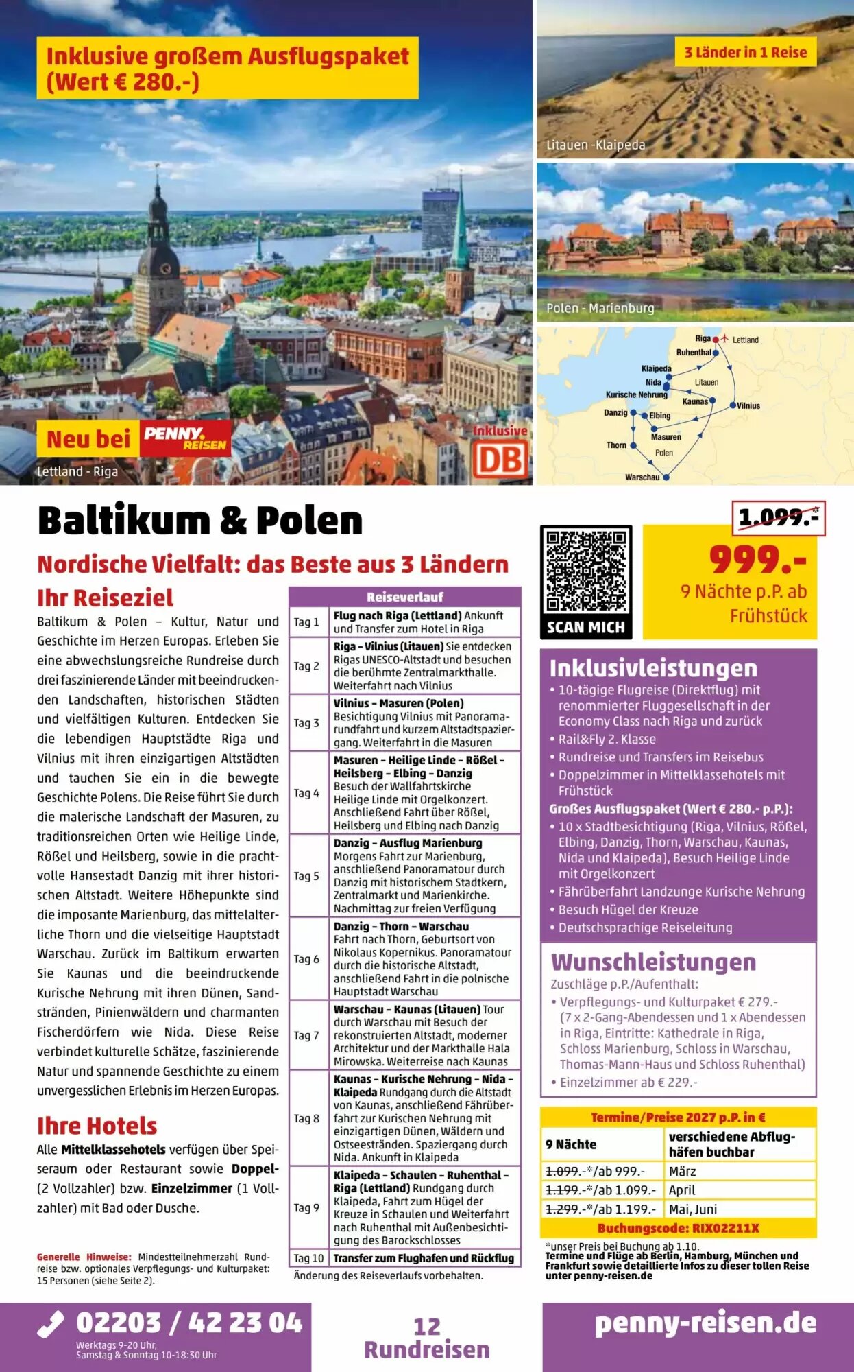 Penny Reisen Prospekt (ab 01.09.2026) zum Blättern - Seite 12