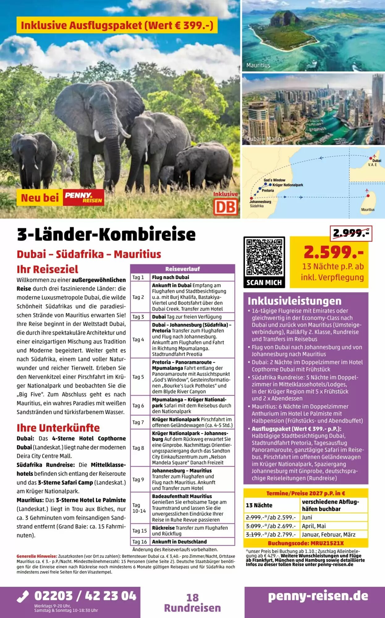 Penny Reisen Prospekt (ab 01.09.2026) zum Blättern - Seite 18