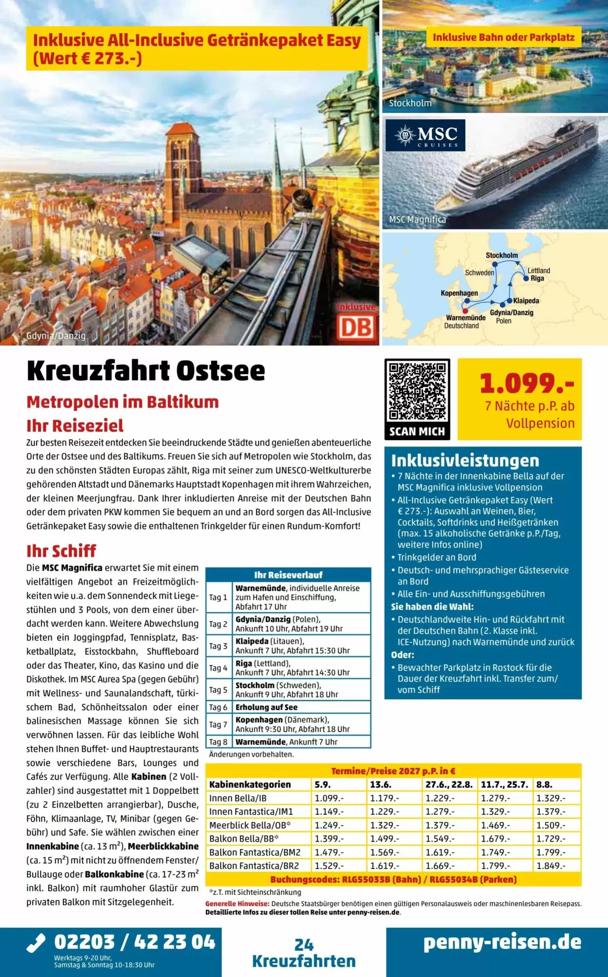 Penny Reisen Prospekt (ab 01.09.2026) zum Blättern - Seite 24