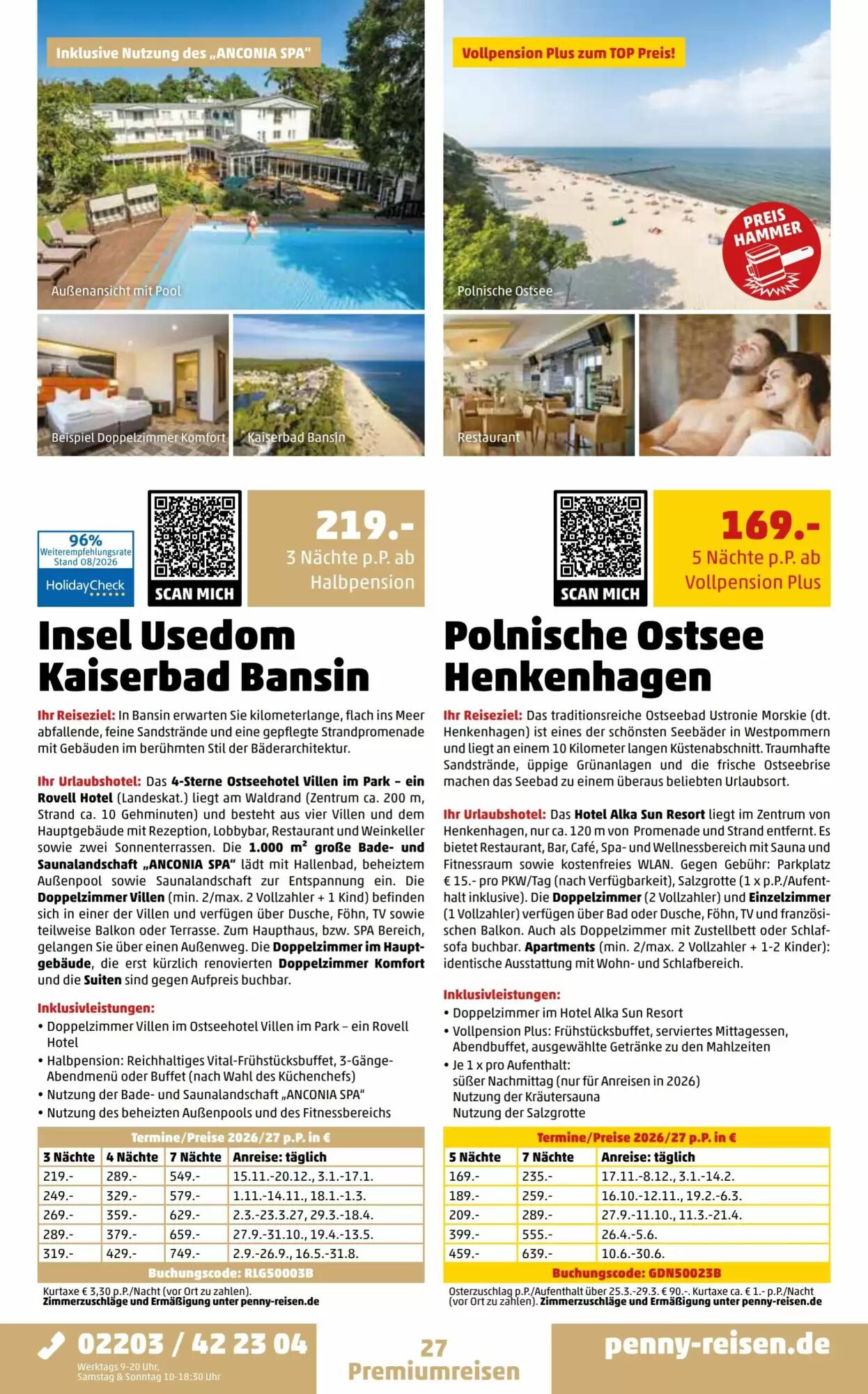 Penny Reisen Prospekt (ab 01.09.2026) zum Blättern - Seite 27