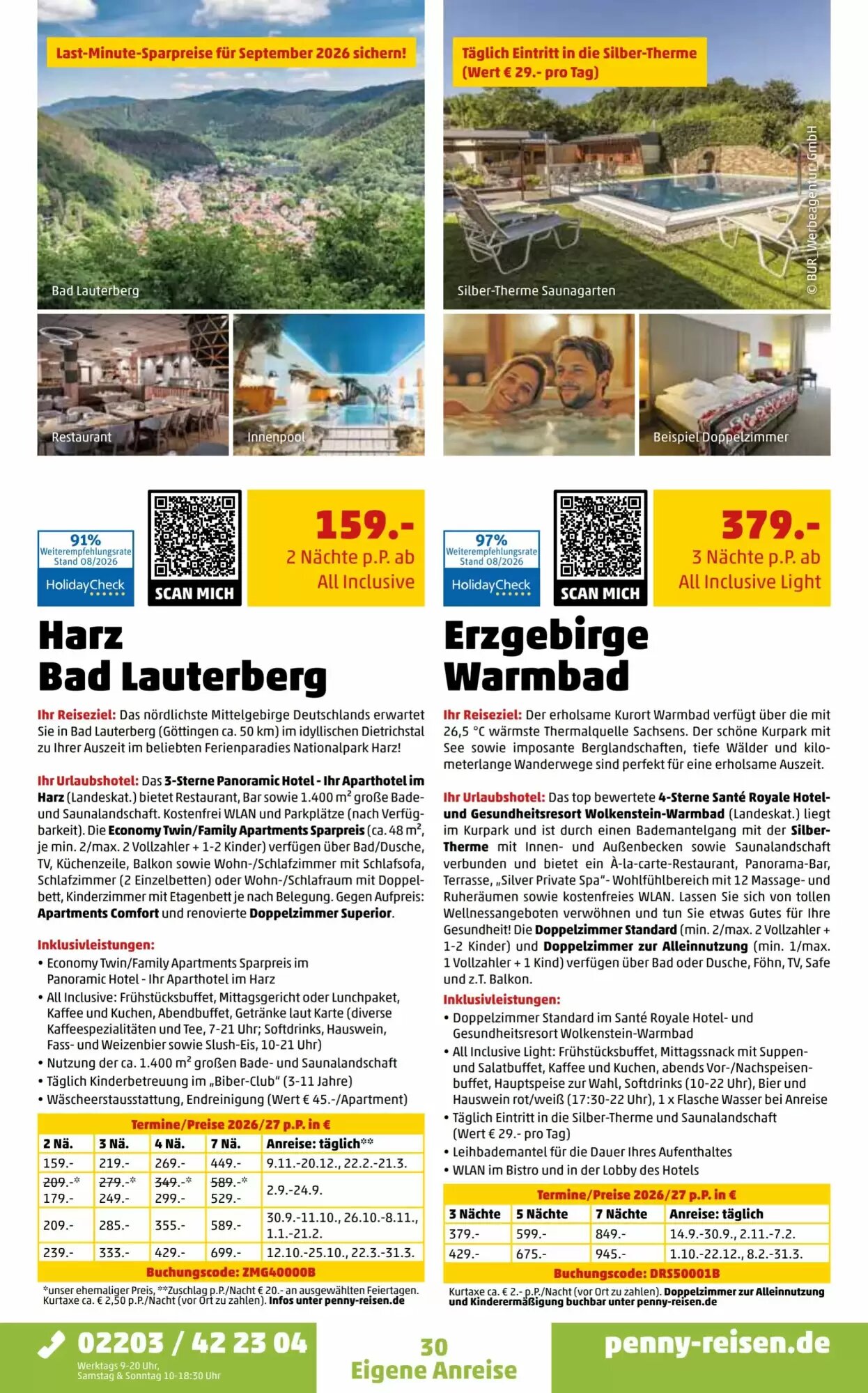 Penny Reisen Prospekt (ab 01.09.2026) zum Blättern - Seite 30