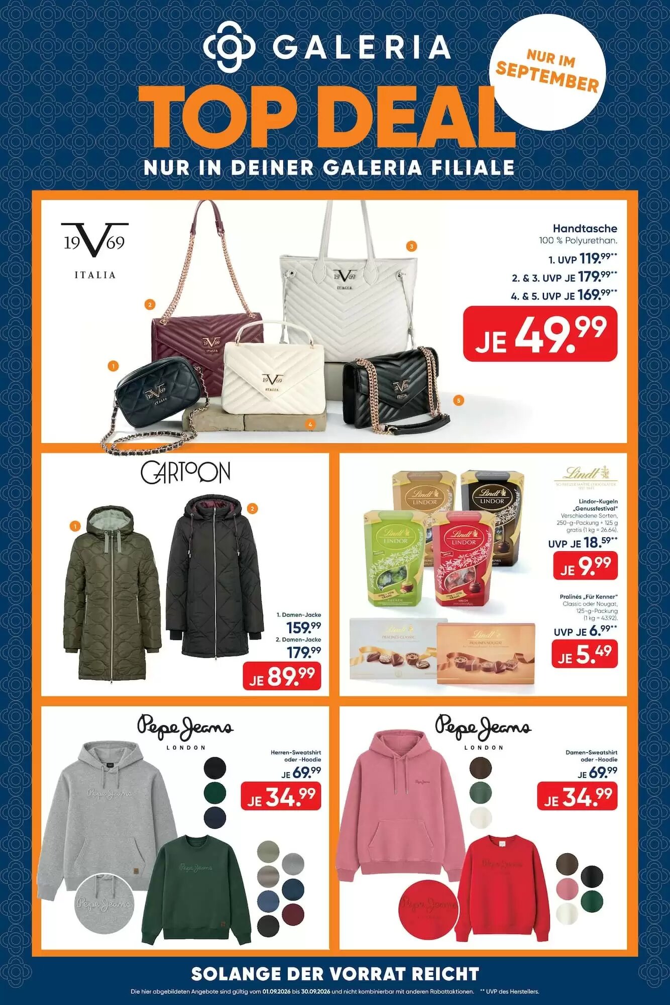 Galeria Prospekt (ab 01.09.2026) zum Blättern - Seite 1