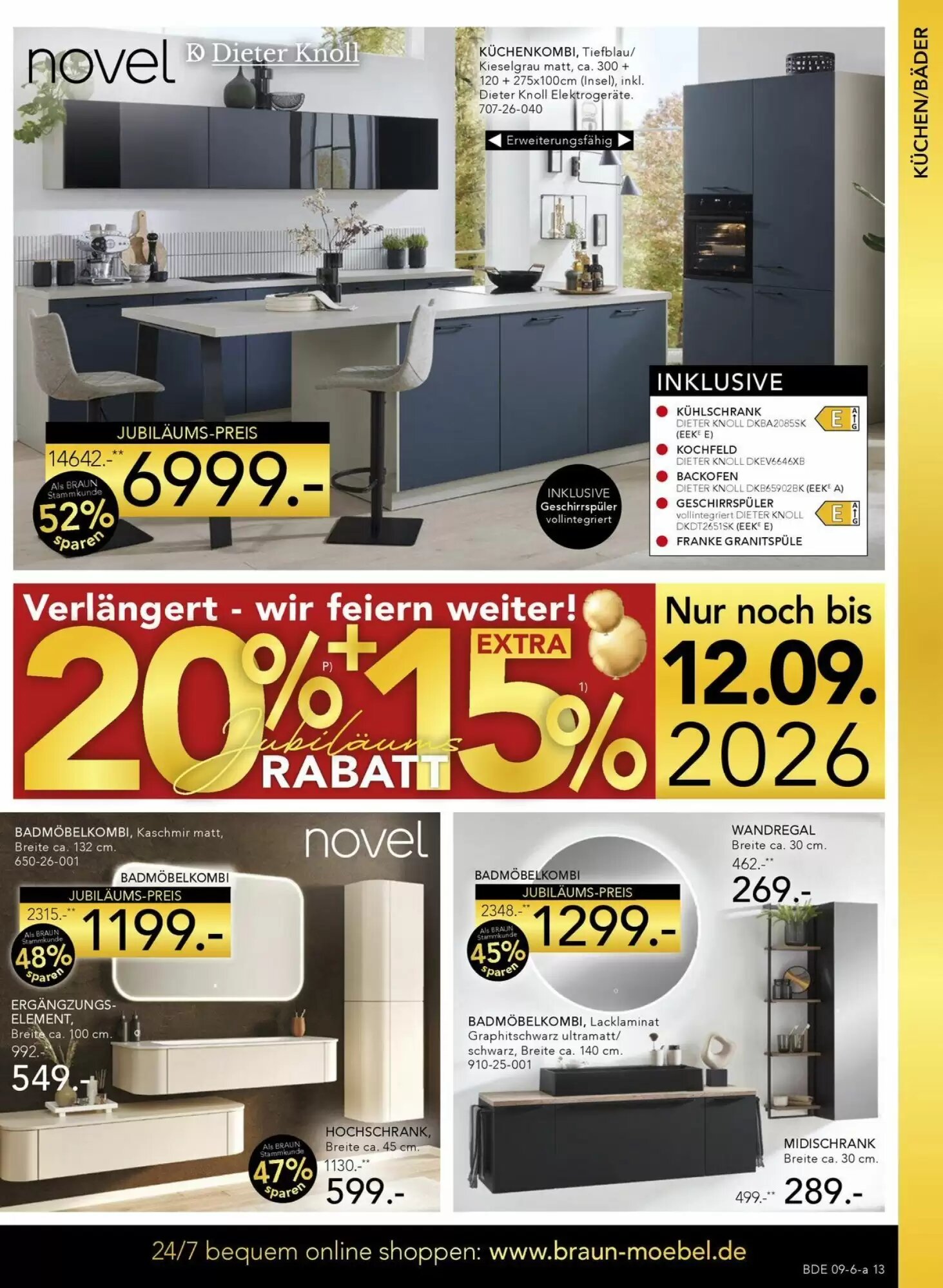 Möbel Braun Prospekt (ab 01.09.2026) zum Blättern - Seite 13