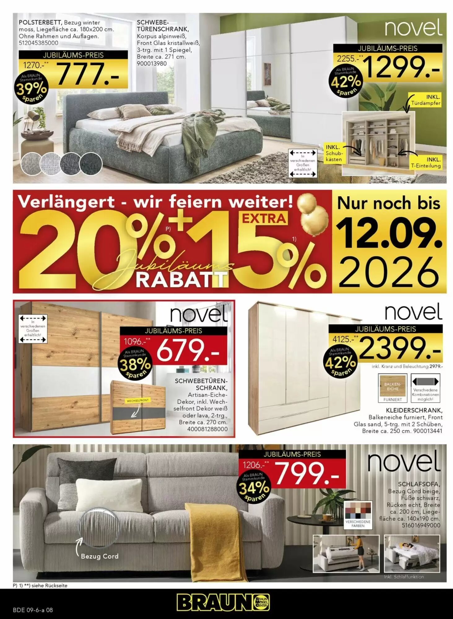 Möbel Braun Prospekt (ab 01.09.2026) zum Blättern - Seite 8