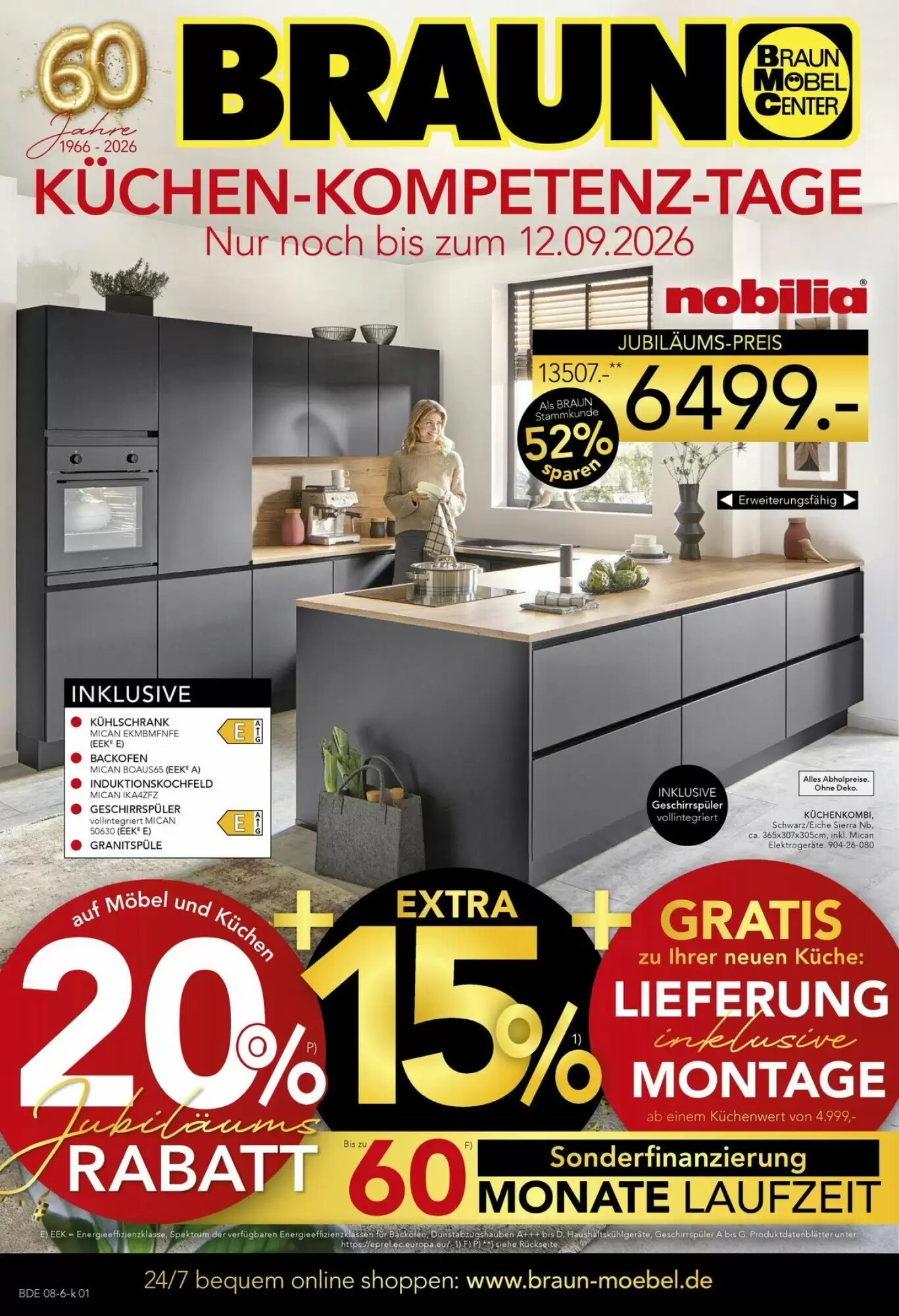 Möbel Braun Prospekt (ab 01.09.2026) zum Blättern - Seite 1