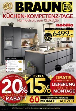Möbel Braun Prospekt (ab 01.09.2026) zum Blättern