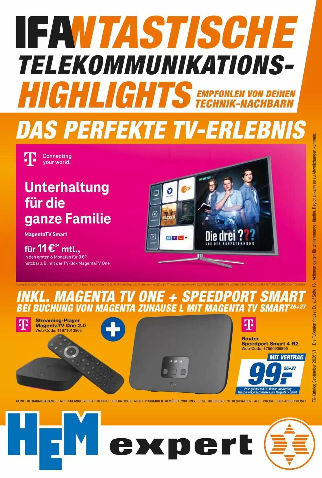 HEM Expert Prospekt (ab 01.09.2026) zum Blättern - Seite 1