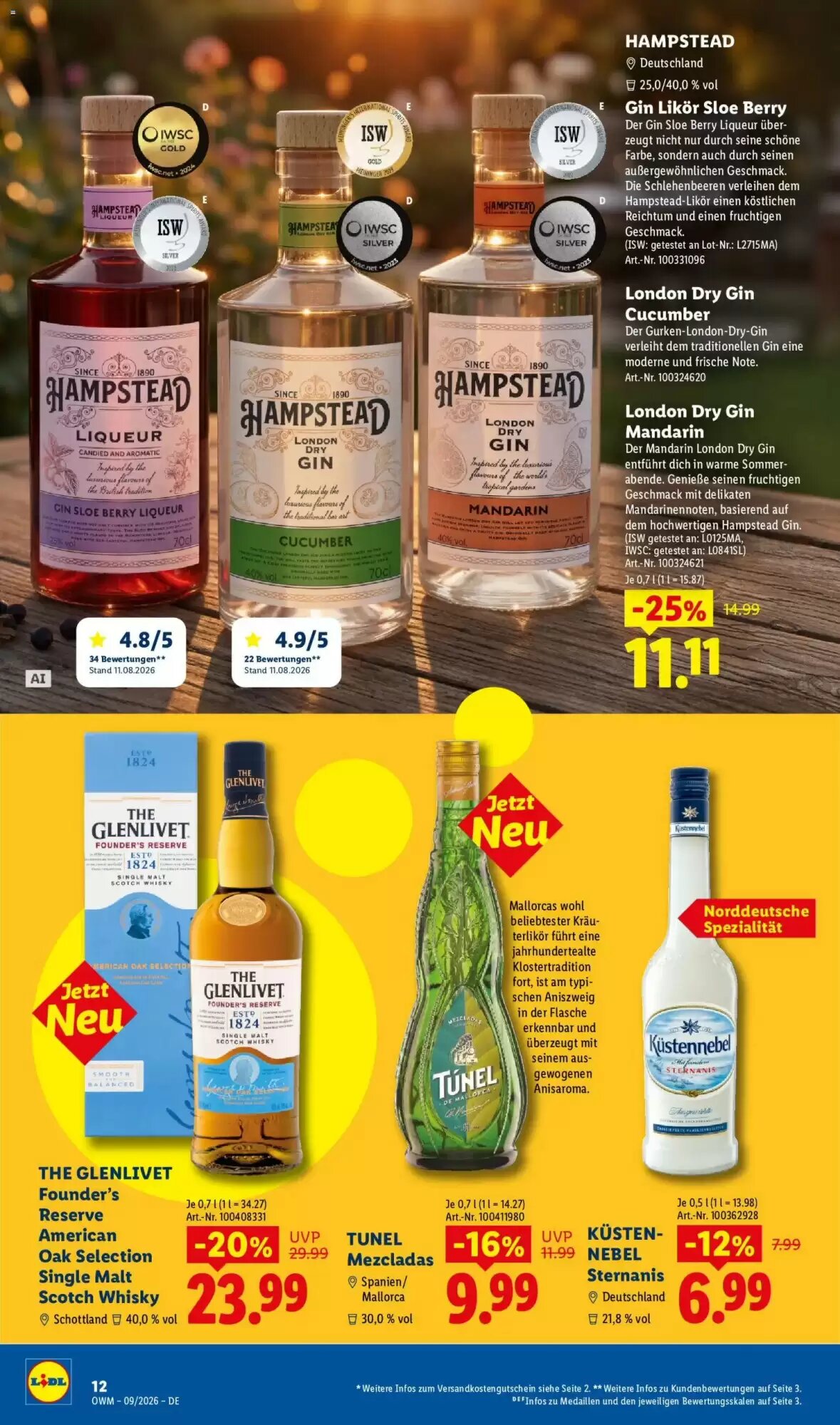 Lidl Prospekt (ab 01.09.2026) zum Blättern - Seite 12
