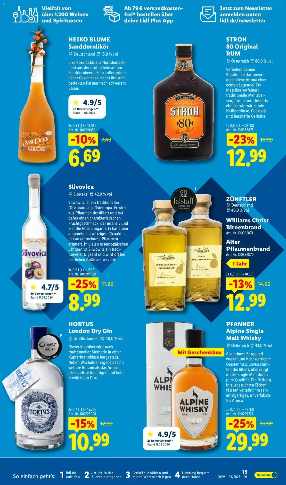 Lidl Prospekt (ab 01.09.2026) zum Blättern - Seite 15