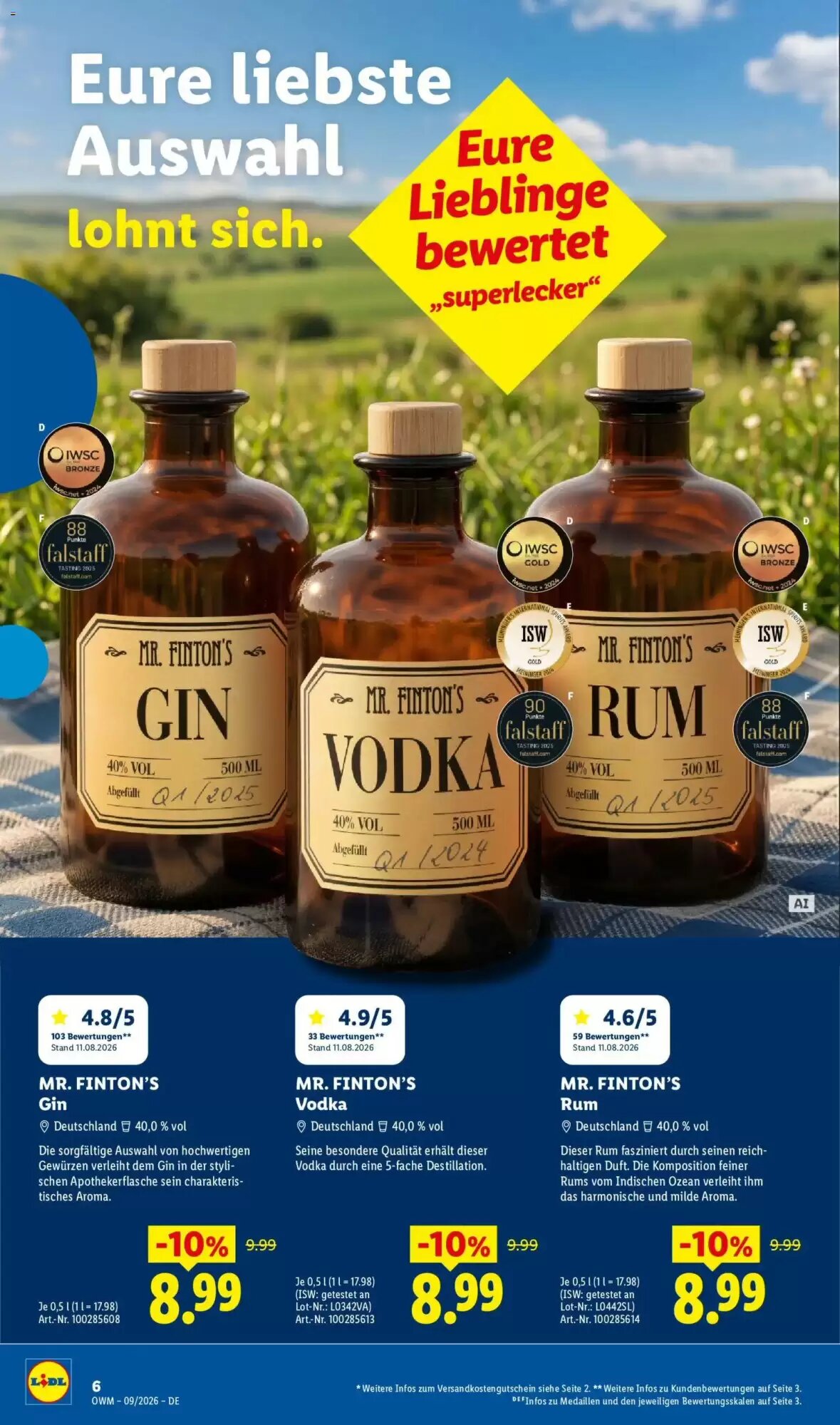 Lidl Prospekt (ab 01.09.2026) zum Blättern - Seite 6