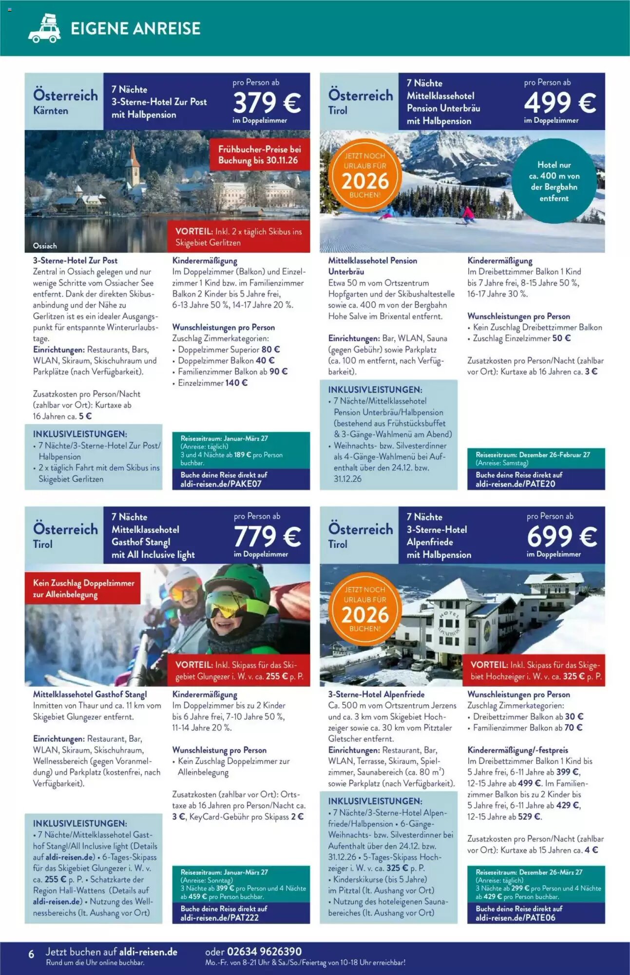 ALDI Nord Reisen Prospekt (ab 01.09.2026) zum Blättern - Seite 6