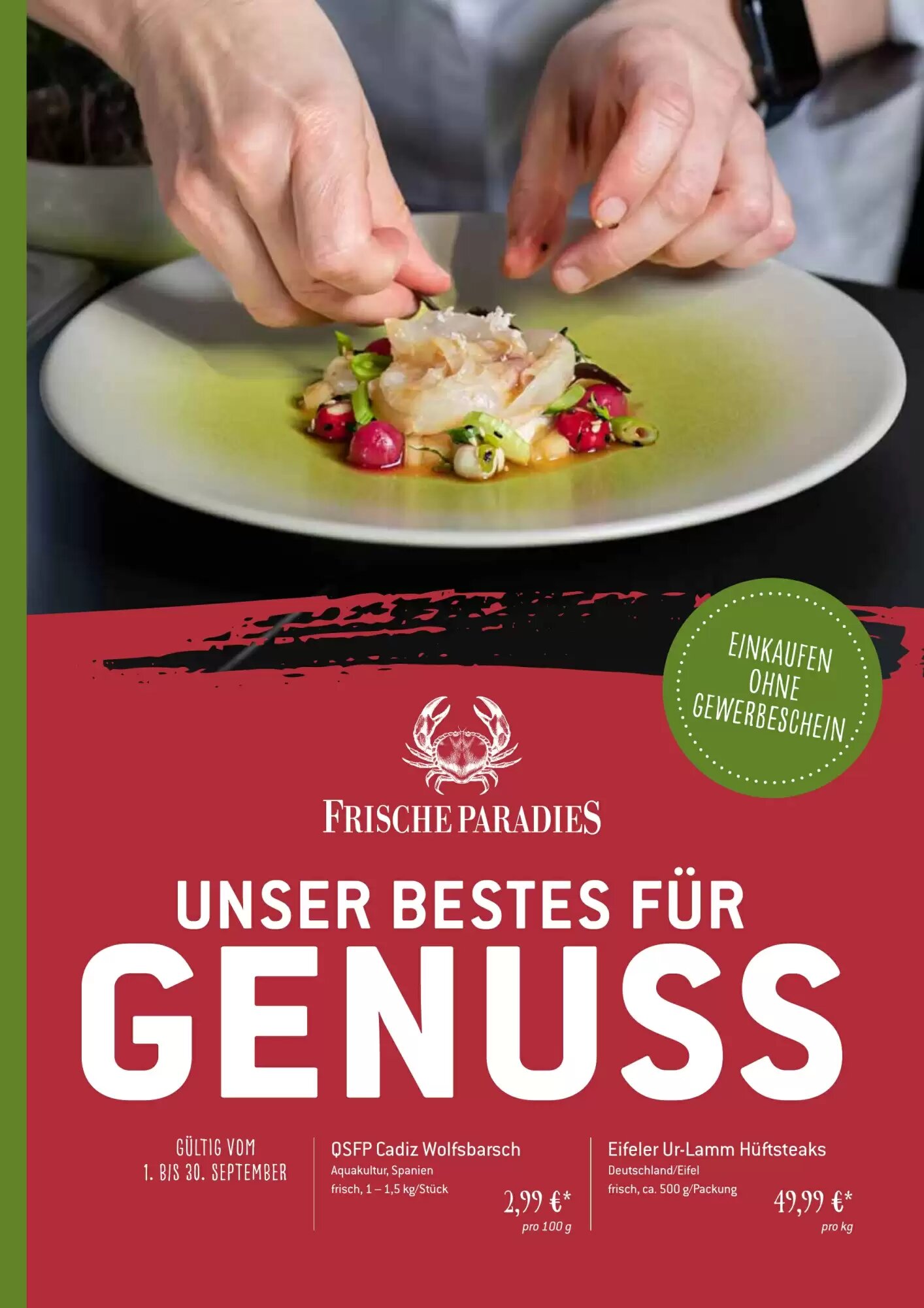 FrischeParadies Prospekt (ab 01.09.2026) zum Blättern - Seite 1