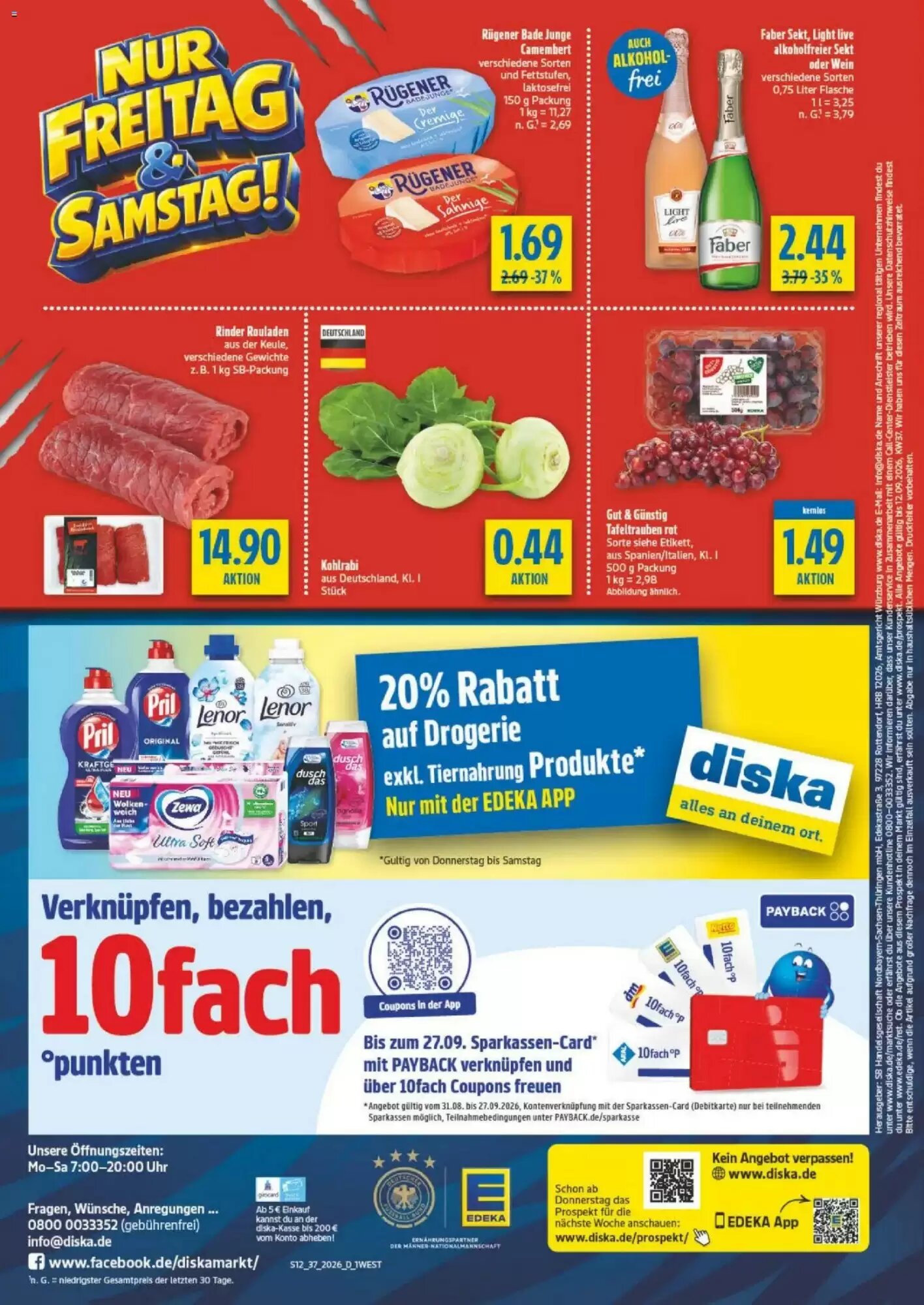 diska Prospekt (ab 02.09.2026) zum Blättern - Seite 12