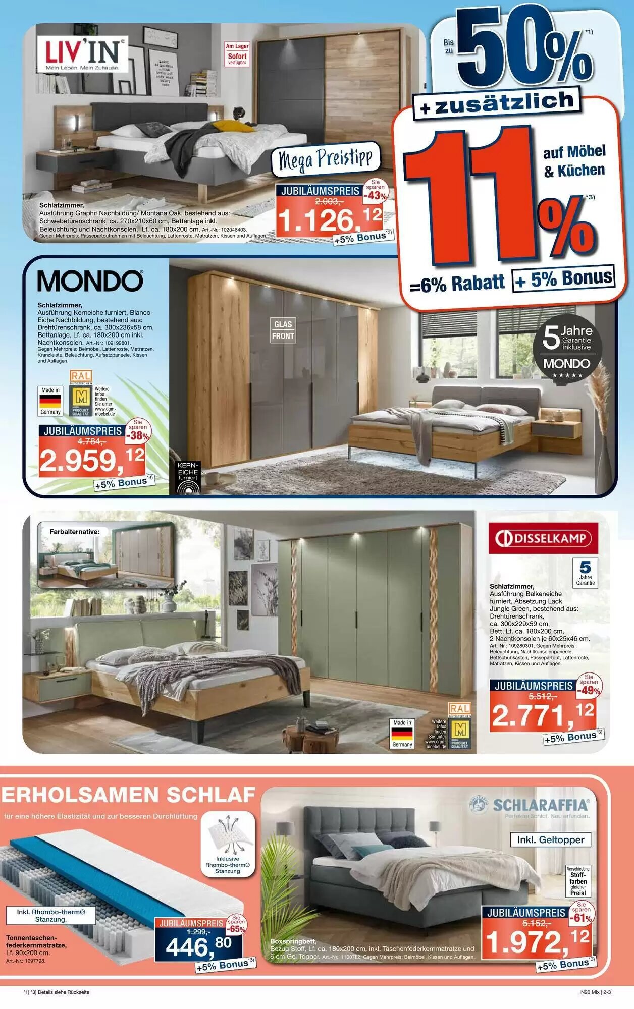 Möbel Inhofer Prospekt (ab 02.09.2026) zum Blättern - Seite 3