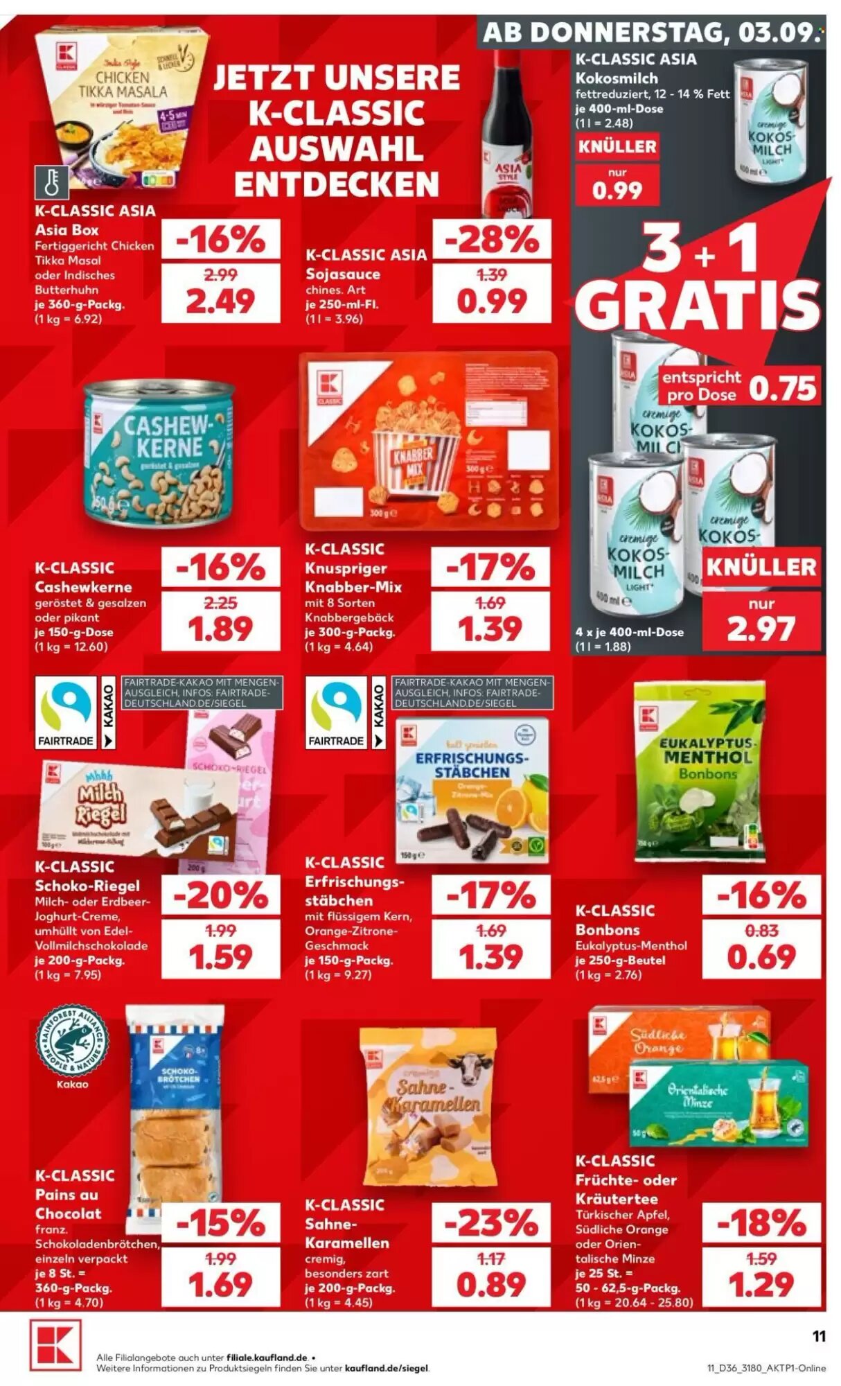 Kaufland Prospekt (ab 03.09.2026) zum Blättern - Seite 11