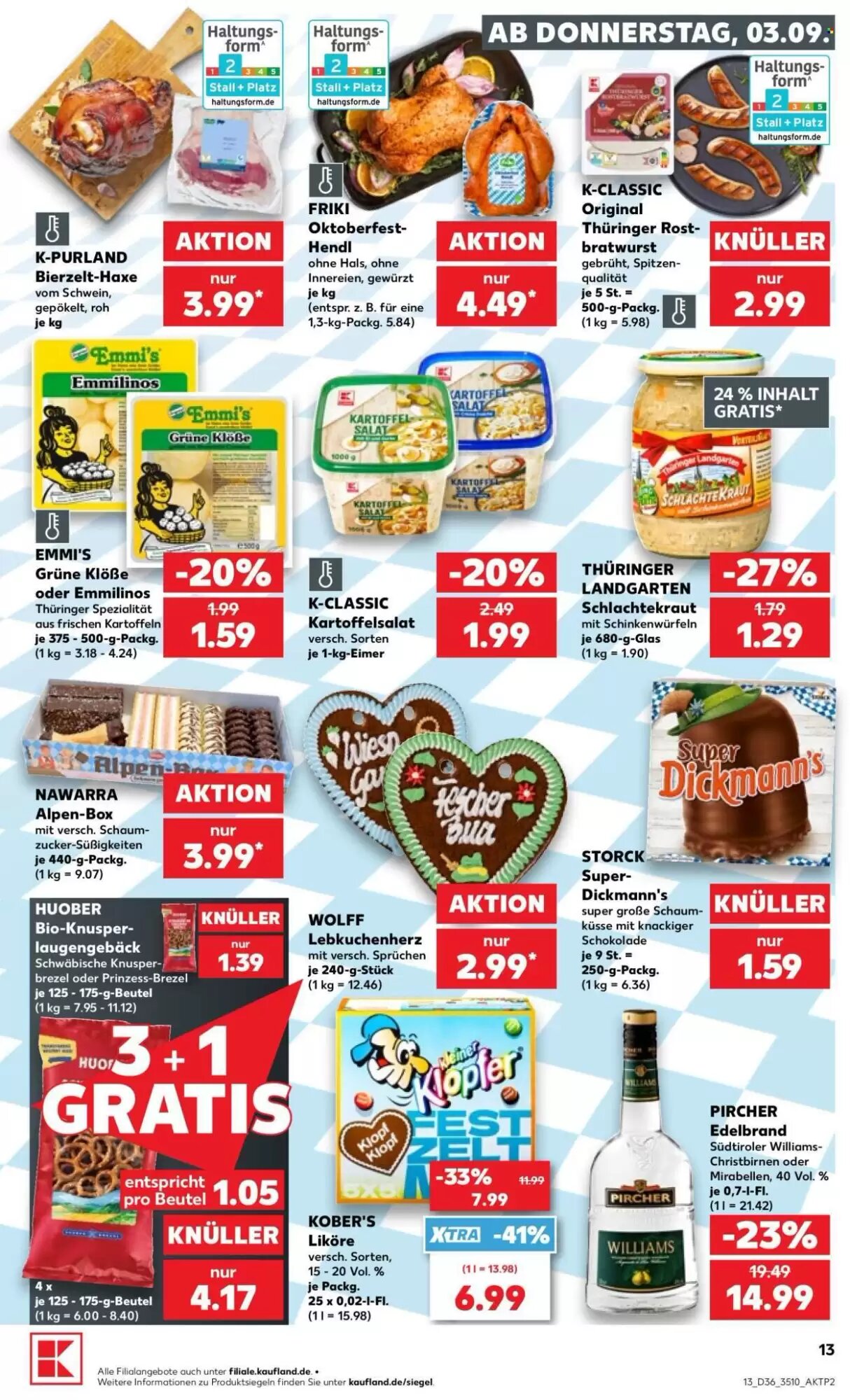 Kaufland Prospekt (ab 03.09.2026) zum Blättern - Seite 13