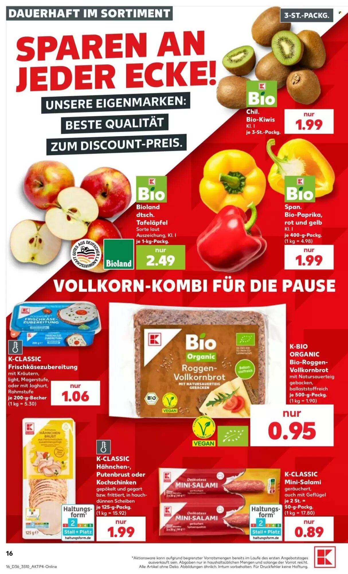 Kaufland Prospekt (ab 03.09.2026) zum Blättern - Seite 16