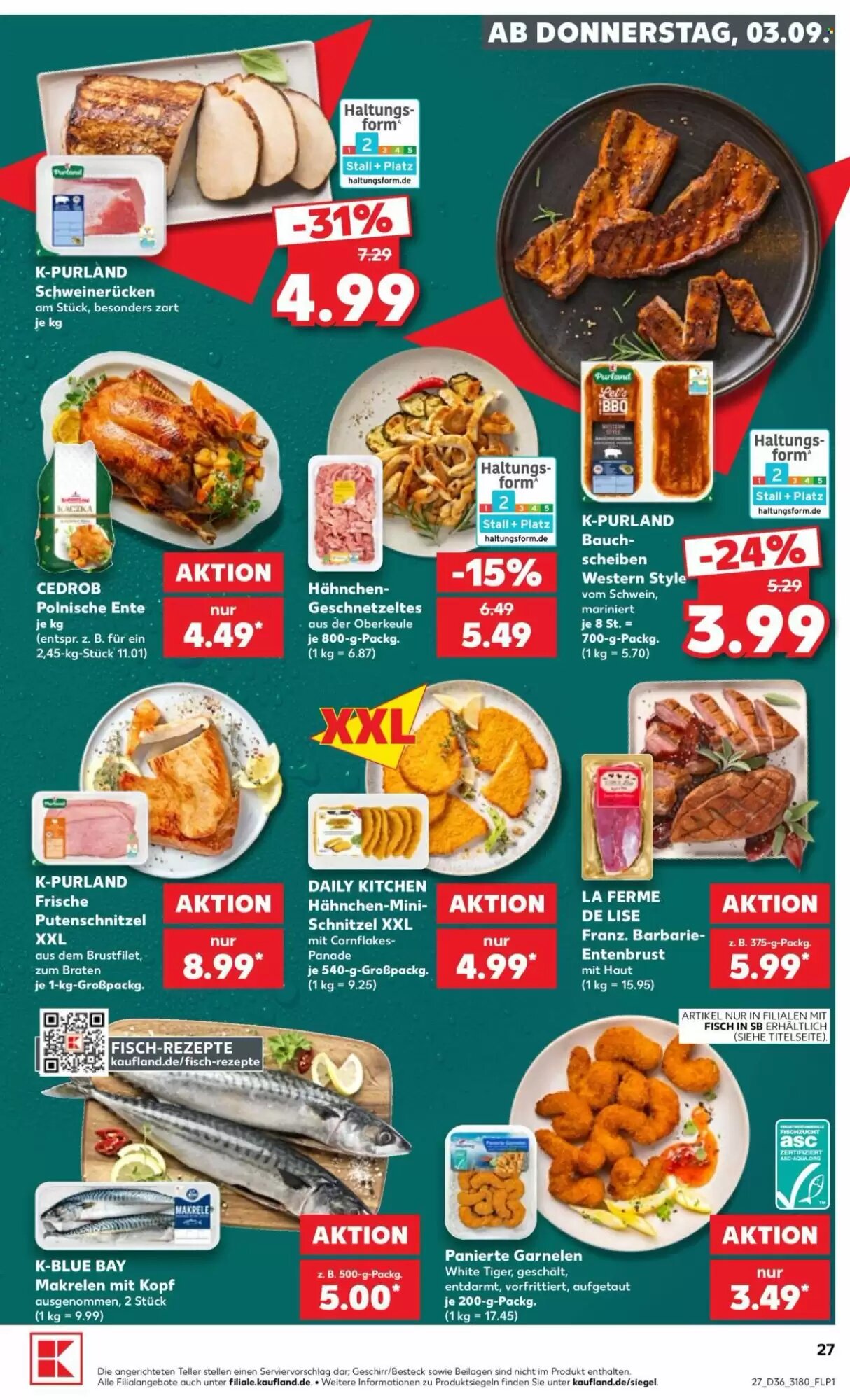 Kaufland Prospekt (ab 03.09.2026) zum Blättern - Seite 27