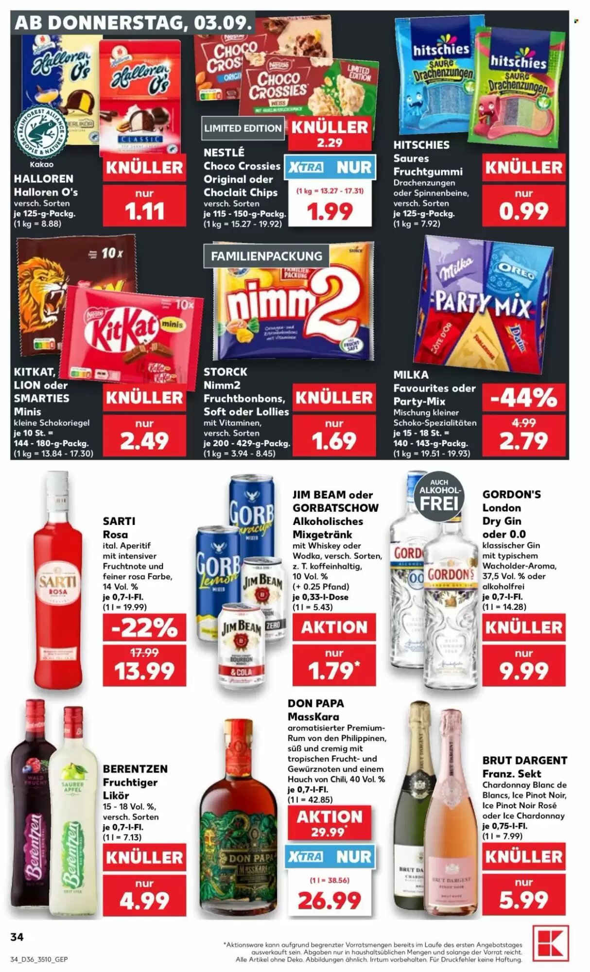 Kaufland Prospekt (ab 03.09.2026) zum Blättern - Seite 34