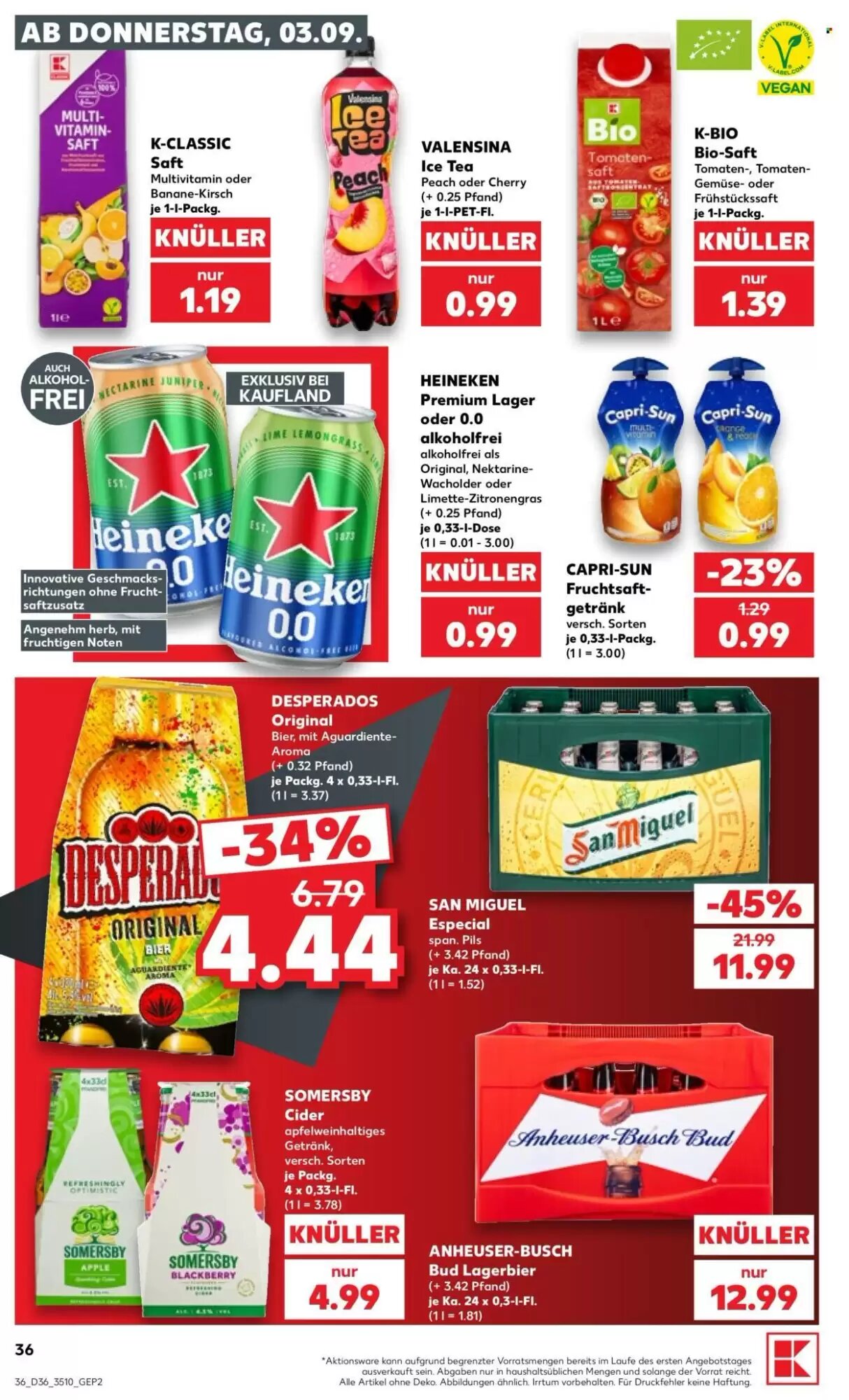 Kaufland Prospekt (ab 03.09.2026) zum Blättern - Seite 36