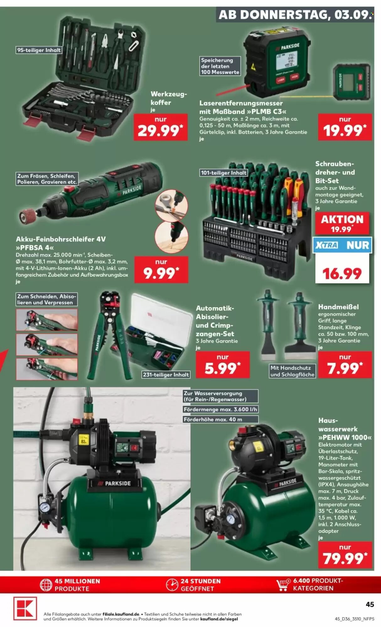 Kaufland Prospekt (ab 03.09.2026) zum Blättern - Seite 45