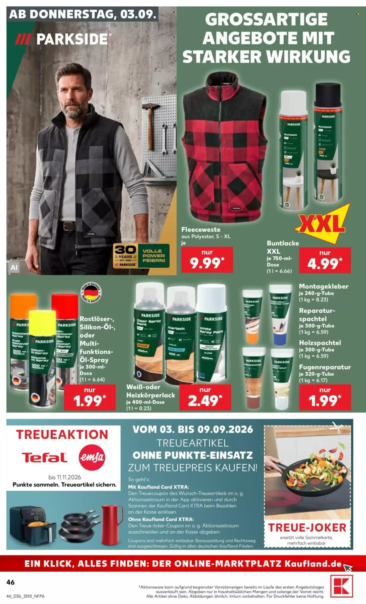 Kaufland Prospekt (ab 03.09.2026) zum Blättern - Seite 46