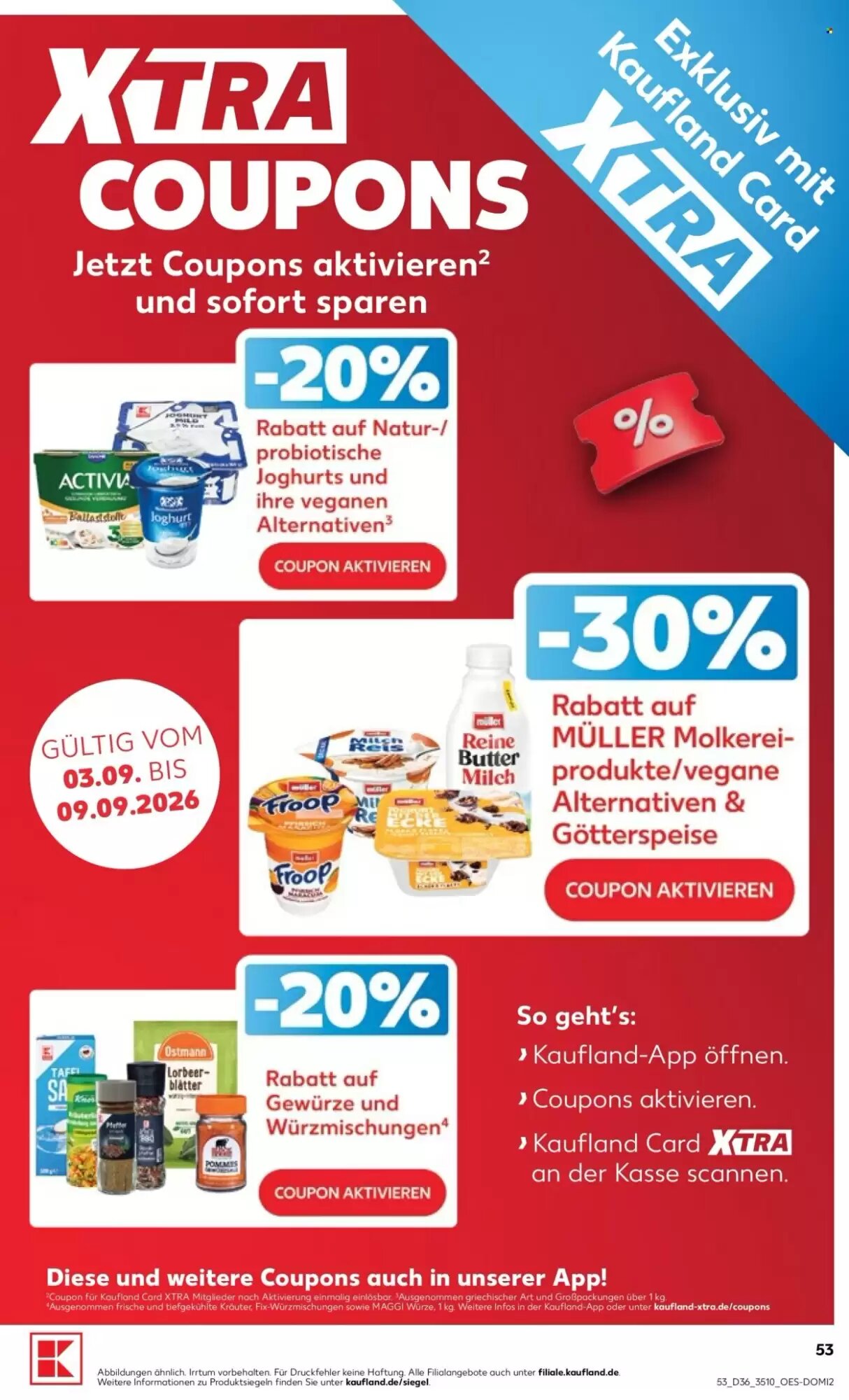 Kaufland Prospekt (ab 03.09.2026) zum Blättern - Seite 53
