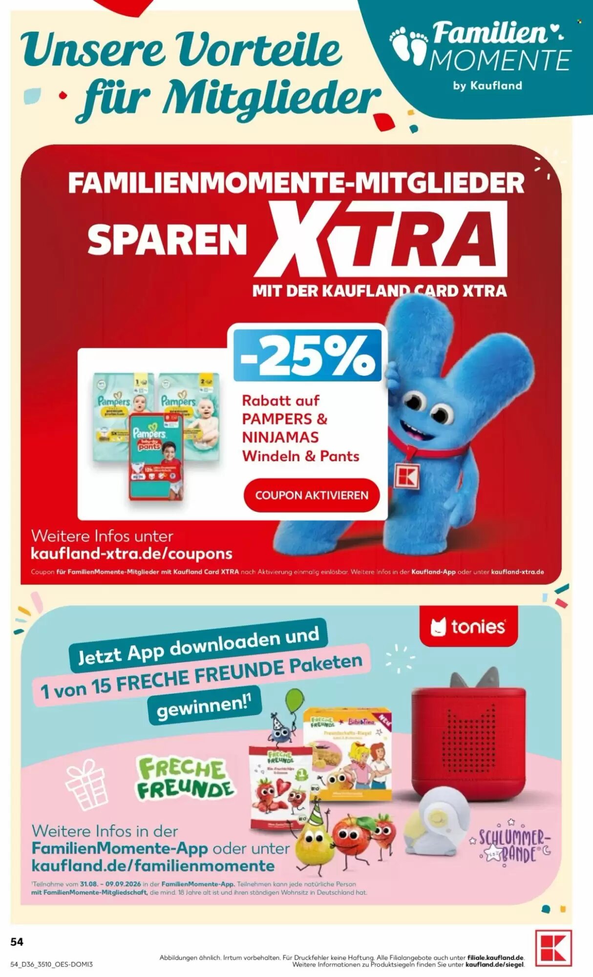 Kaufland Prospekt (ab 03.09.2026) zum Blättern - Seite 54