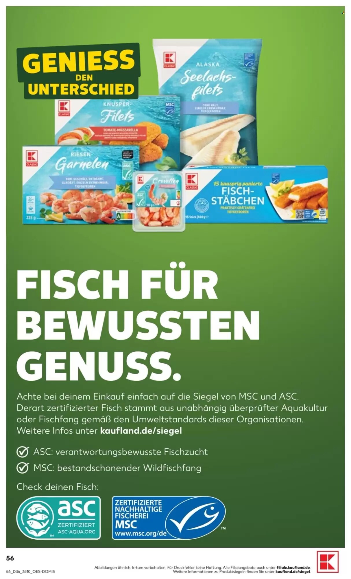 Kaufland Prospekt (ab 03.09.2026) zum Blättern - Seite 56