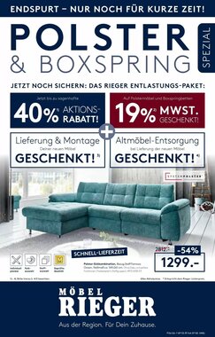 Möbel Rieger Prospekt (ab 03.09.2026) zum Blättern