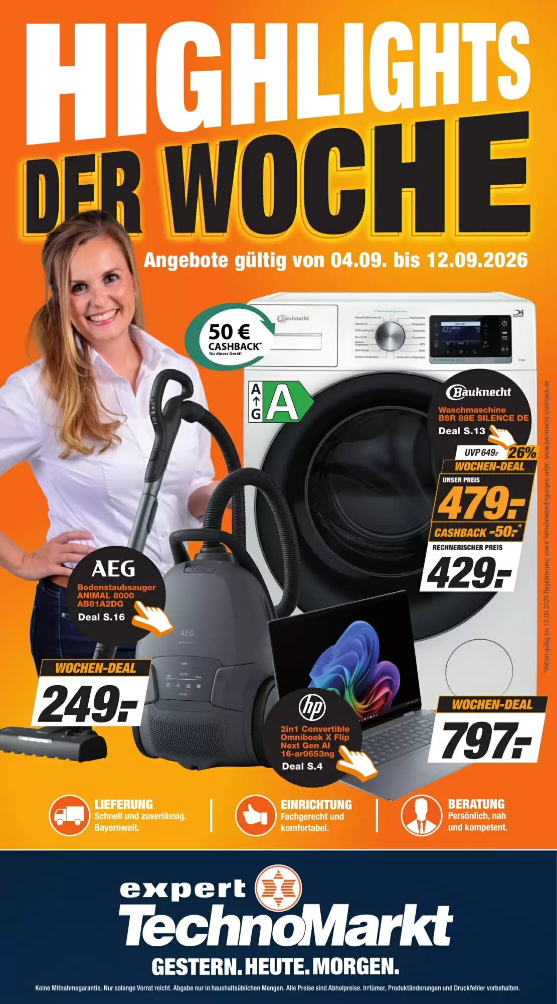 Expert Technomarkt Prospekt (ab 04.09.2026) zum Blättern - Seite 1