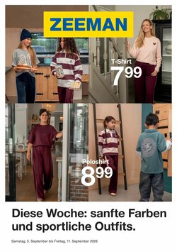Zeeman Prospekt (ab 05.09.2026) zum Blättern