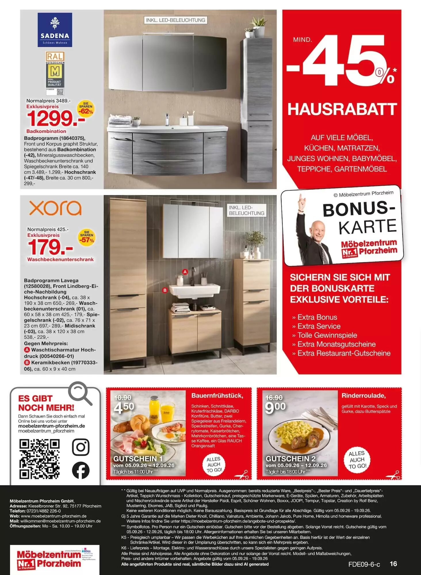 Möbelzentrum Pforzheim Prospekt (ab 05.09.2026) zum Blättern - Seite 16