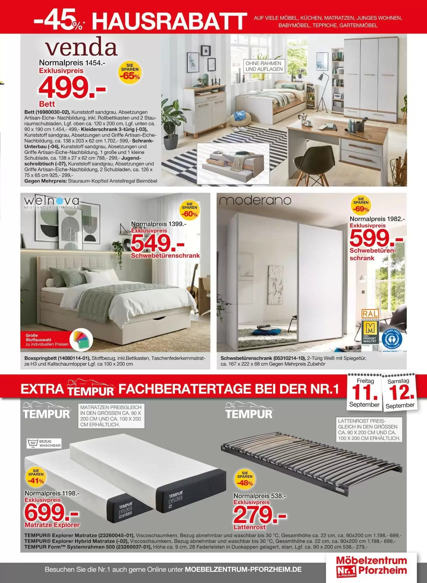 Möbelzentrum Pforzheim Prospekt (ab 05.09.2026) zum Blättern - Seite 9
