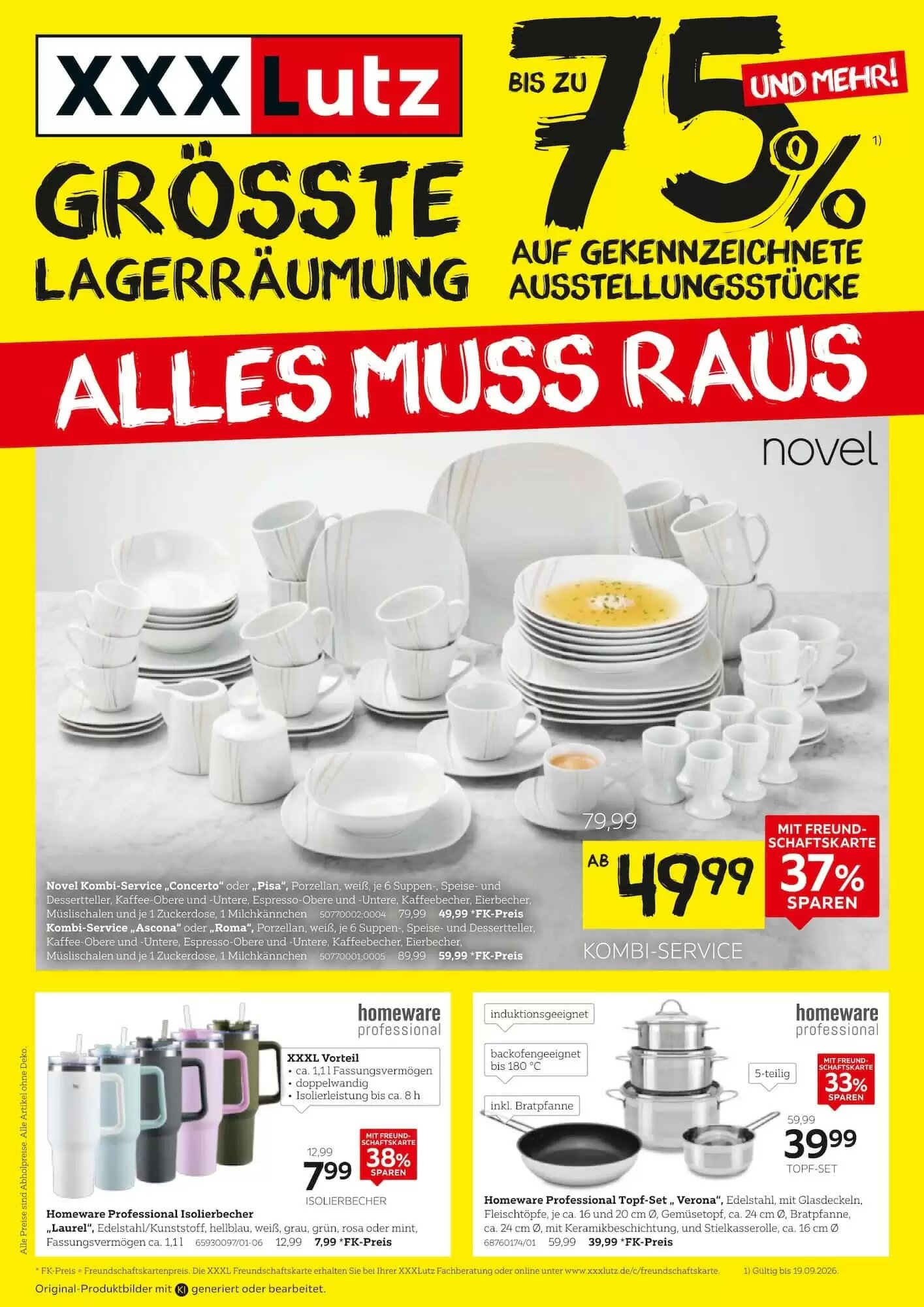 XXXLutz Prospekt (ab 05.09.2026) zum Blättern - Seite 1