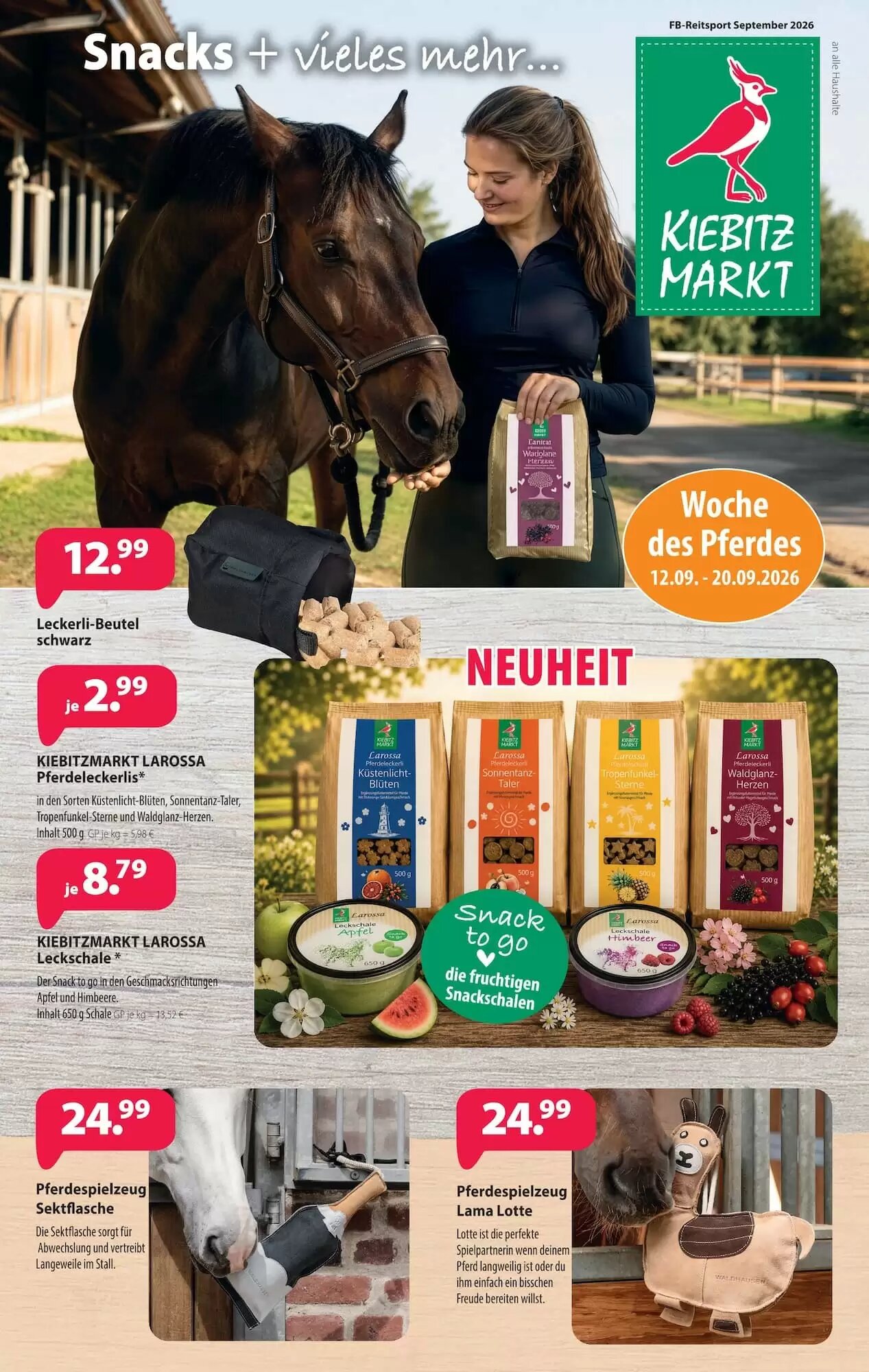 Kiebitzmarkt Prospekt (ab 05.09.2026) zum Blättern - Seite 9