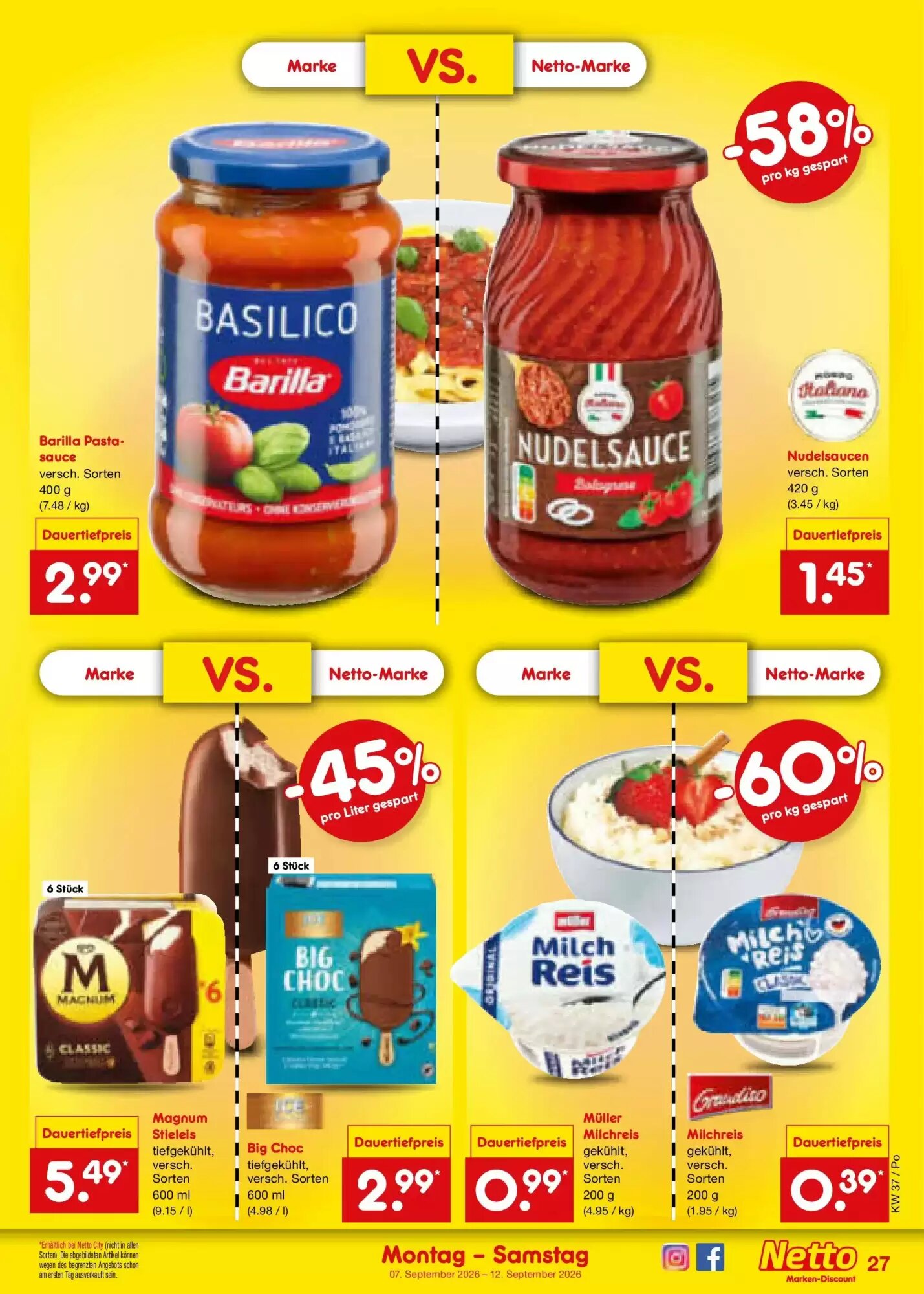 Netto Marken-Discount Prospekt (ab 06.09.2026) zum Blättern - Seite 37