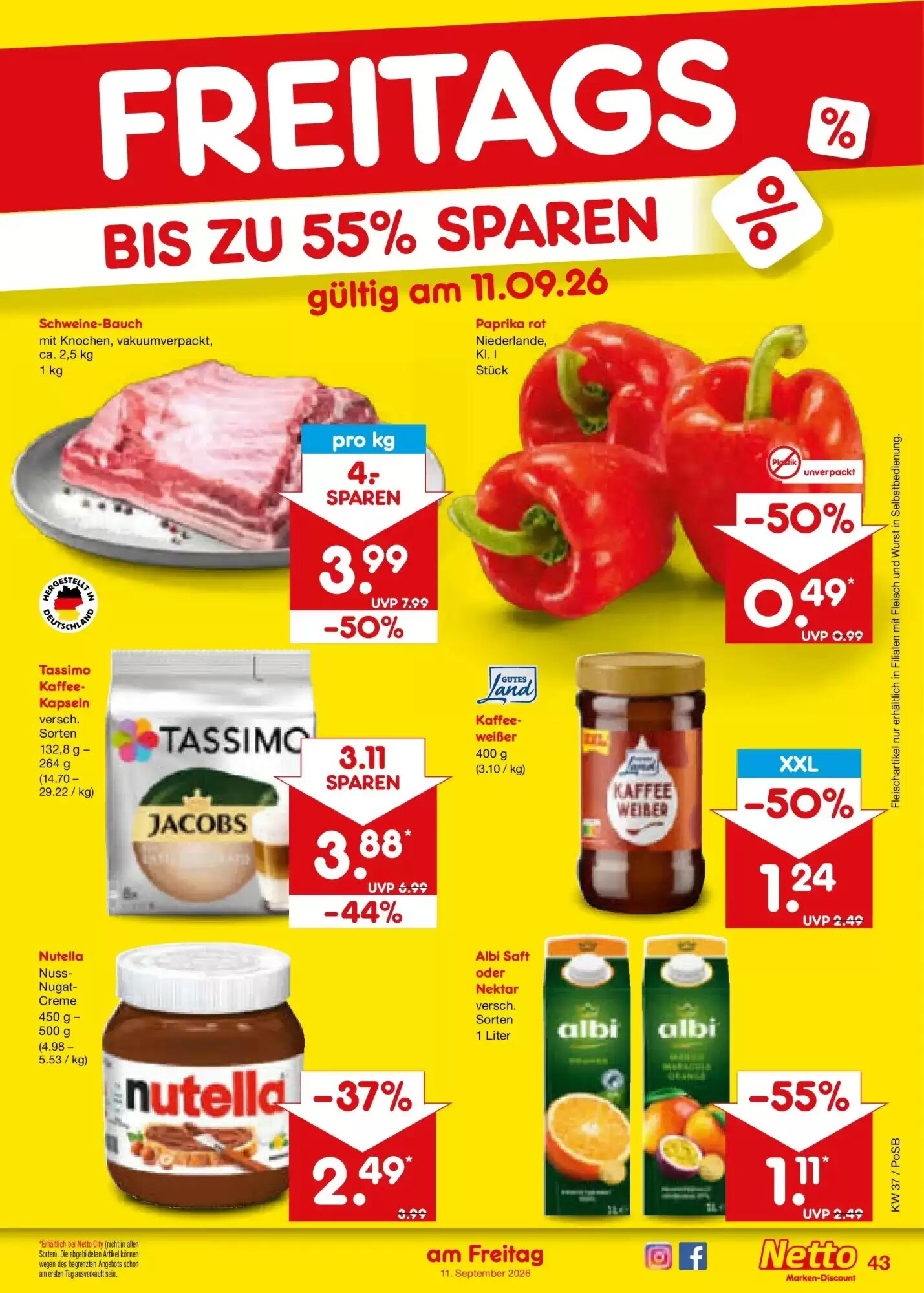 Netto Marken-Discount Prospekt (ab 06.09.2026) zum Blättern - Seite 63