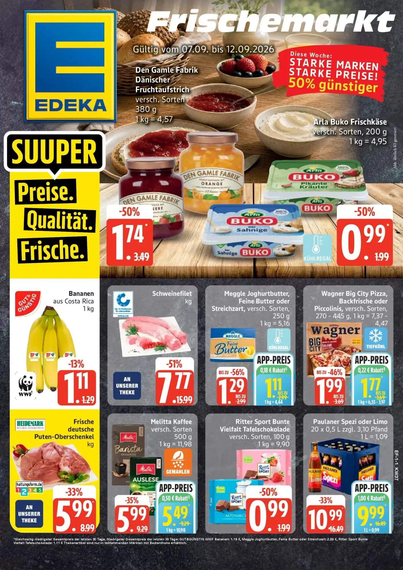 Edeka Prospekt (ab 06.09.2026) zum Blättern - Seite 1