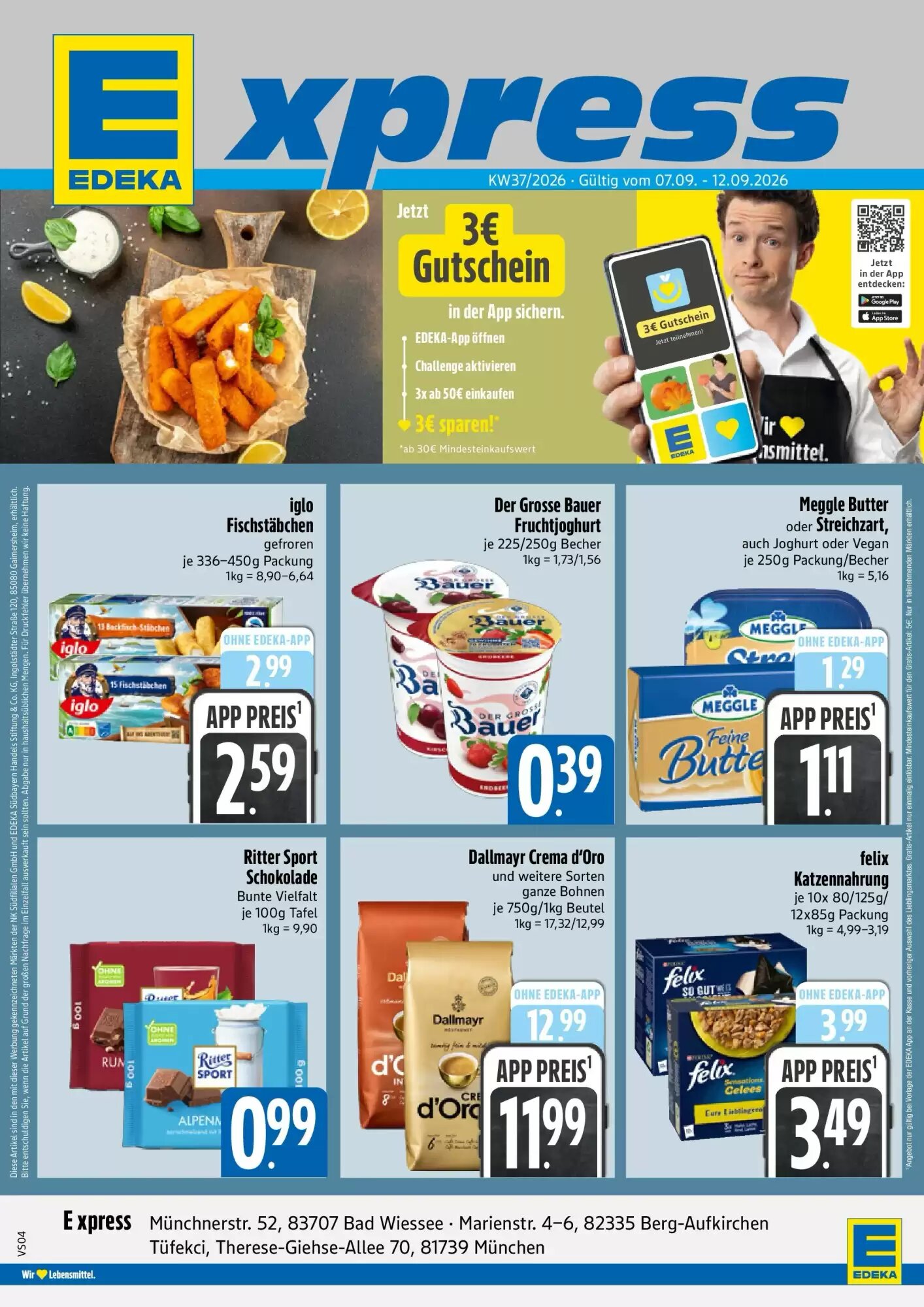 Edeka Xpress Prospekt (ab 06.09.2026) zum Blättern - Seite 1