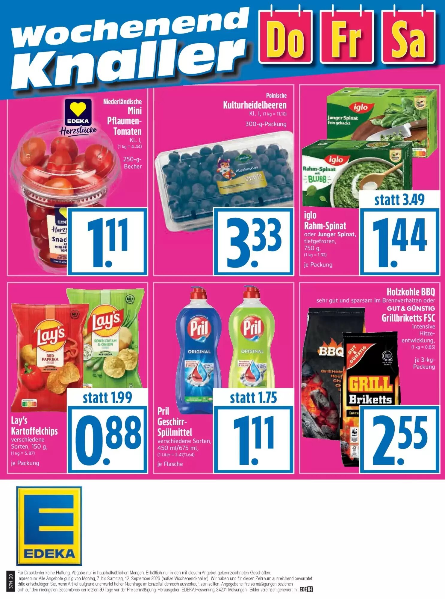 EDEKA Hahner Prospekt (ab 06.09.2026) zum Blättern - Seite 22