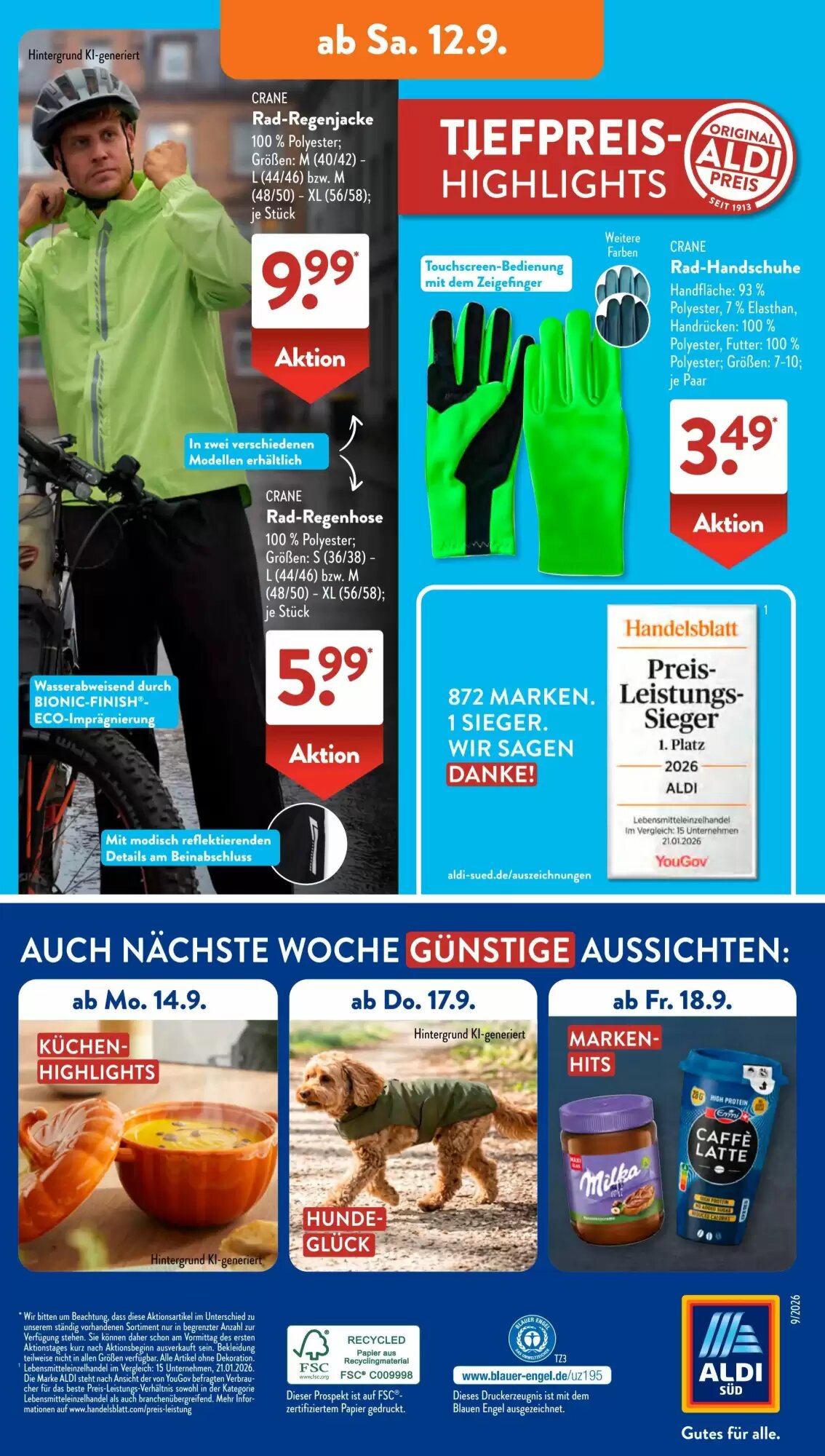 Aldi Süd Prospekt (ab 07.09.2026) zum Blättern - Seite 16