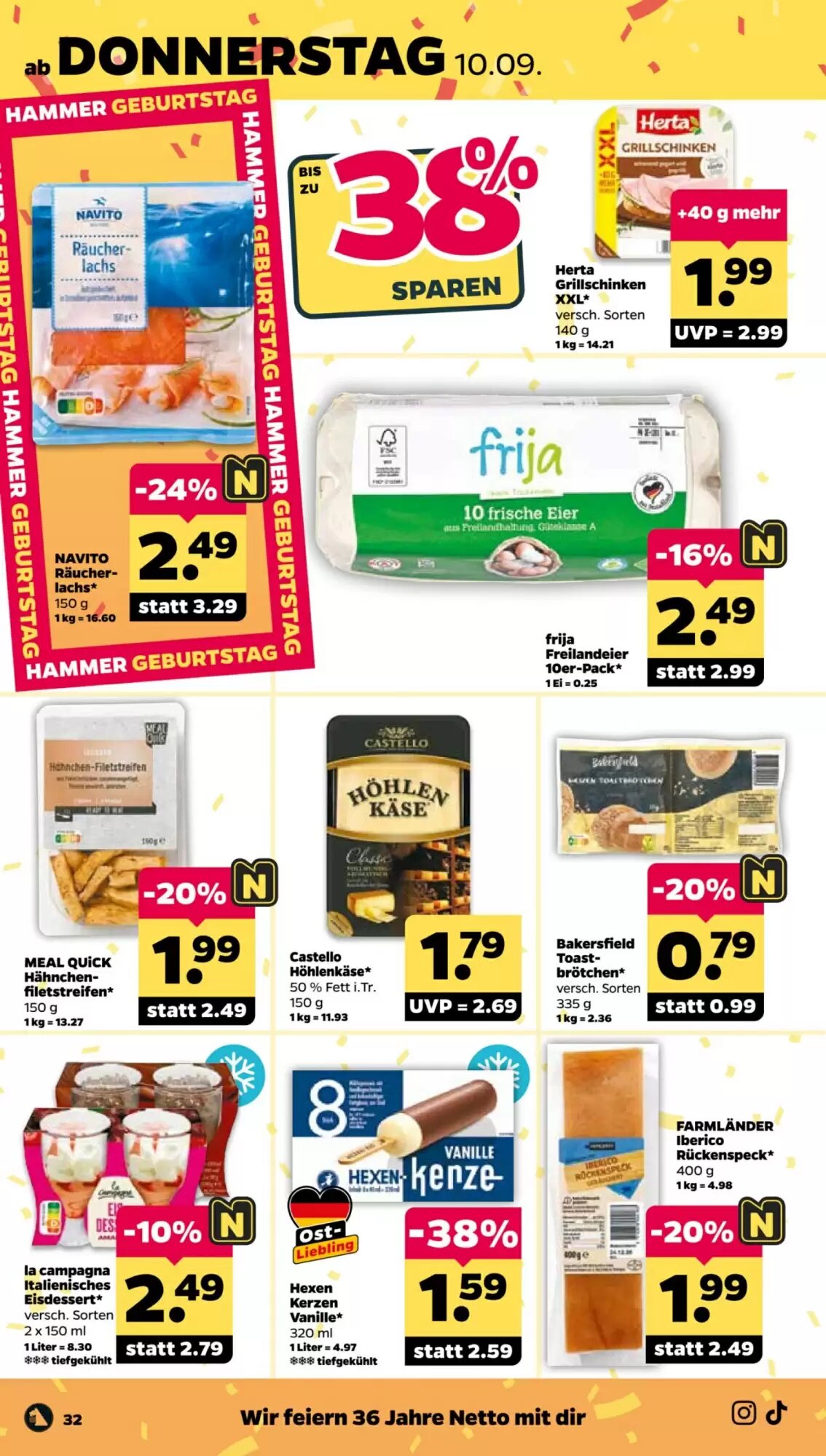 NETTO Prospekt (ab 07.09.2026) zum Blättern - Seite 36