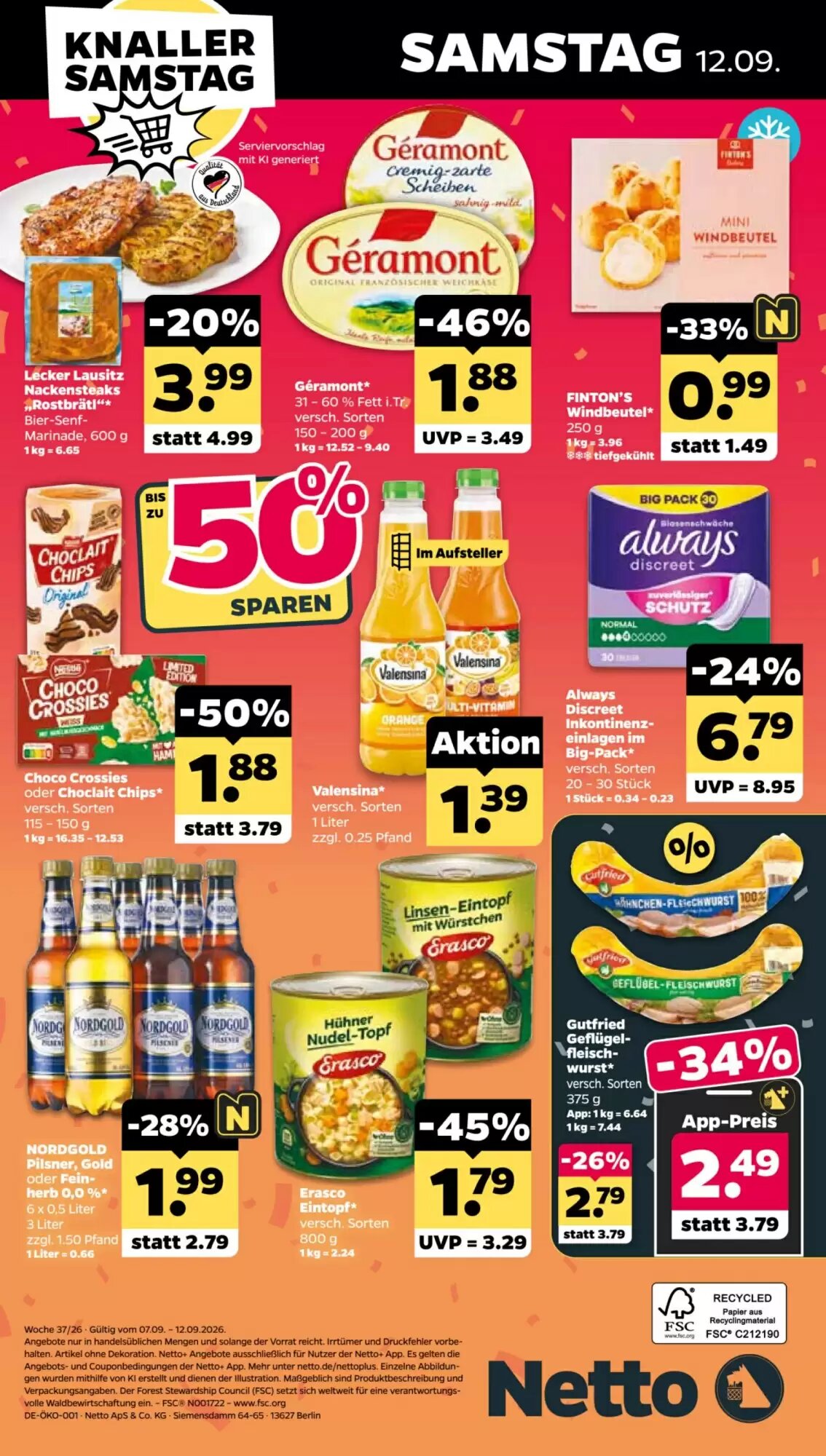 NETTO Prospekt (ab 07.09.2026) zum Blättern - Seite 44