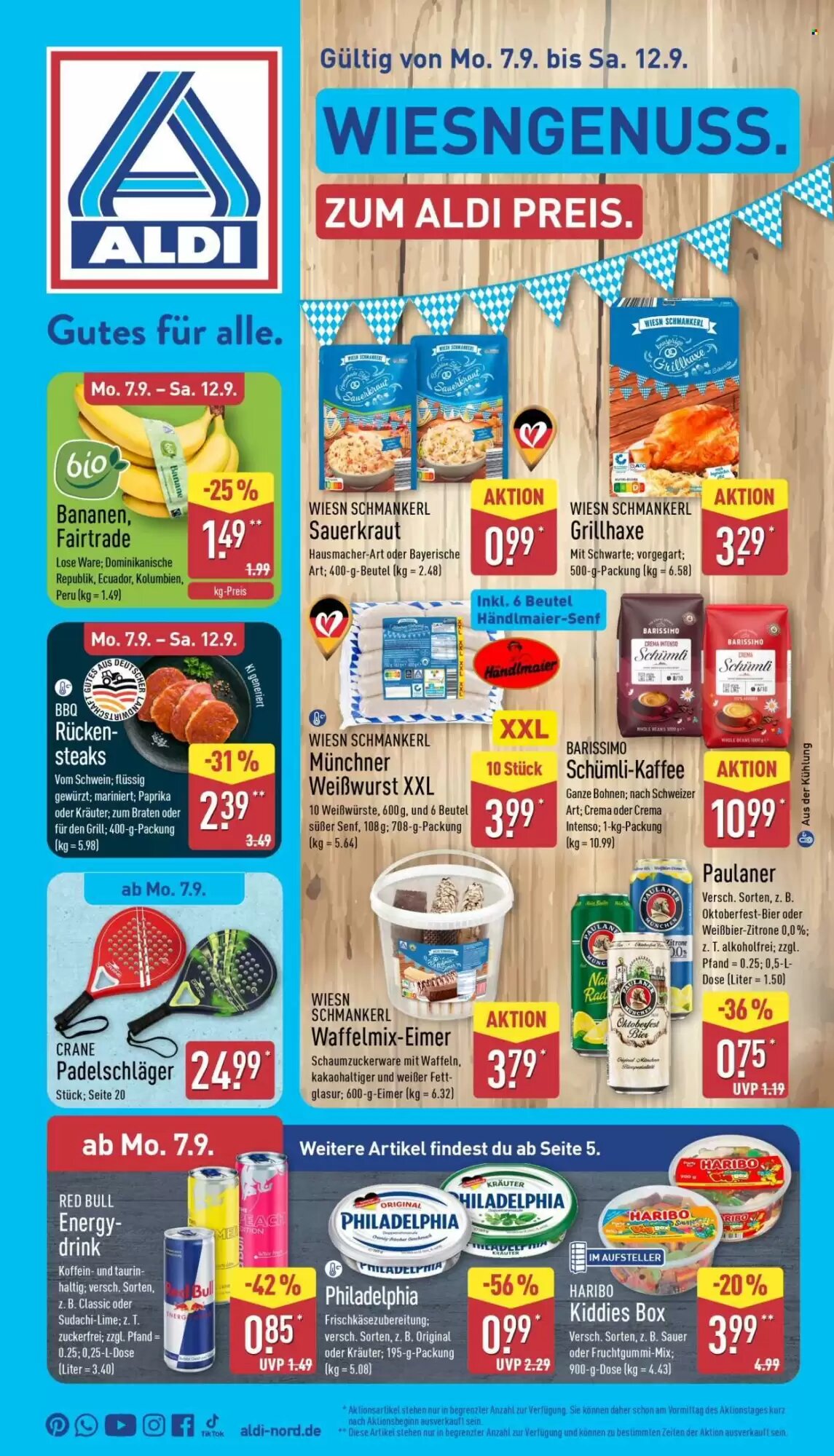 Aldi Nord Prospekt (ab 07.09.2026) zum Blättern - Seite 1