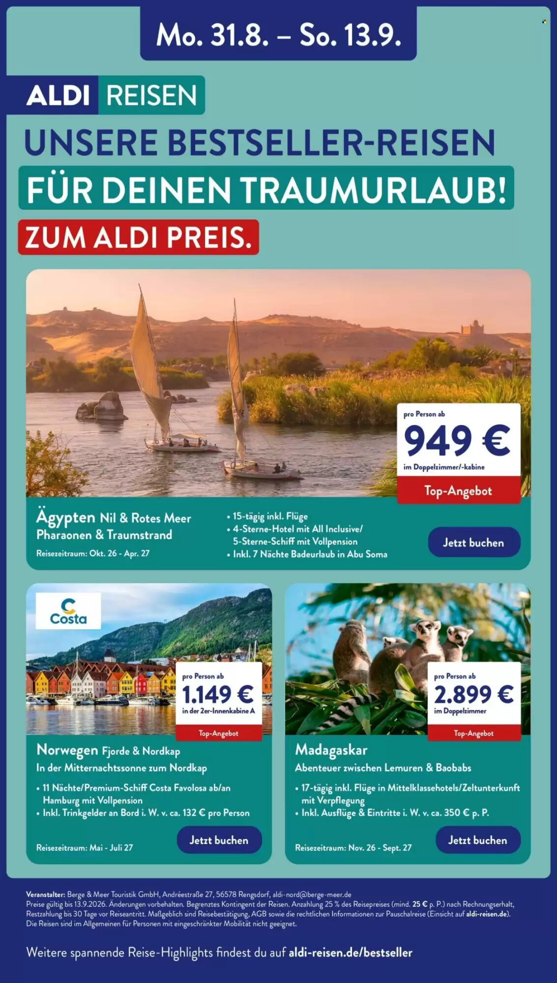 Aldi Nord Prospekt (ab 07.09.2026) zum Blättern - Seite 38