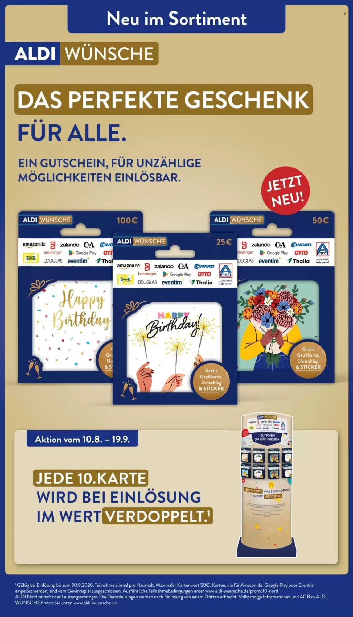Aldi Nord Prospekt (ab 07.09.2026) zum Blättern - Seite 39